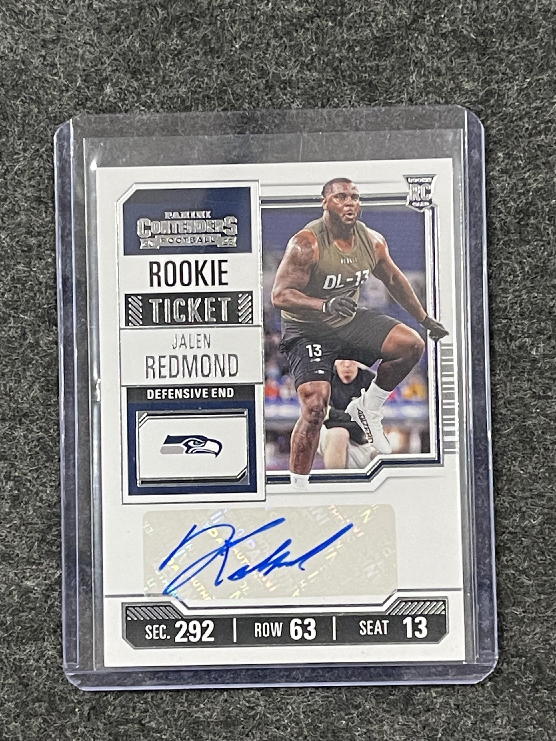 2023 Panini Contenders #195 Jalen Redmond Seattle Seahawks RC,AU