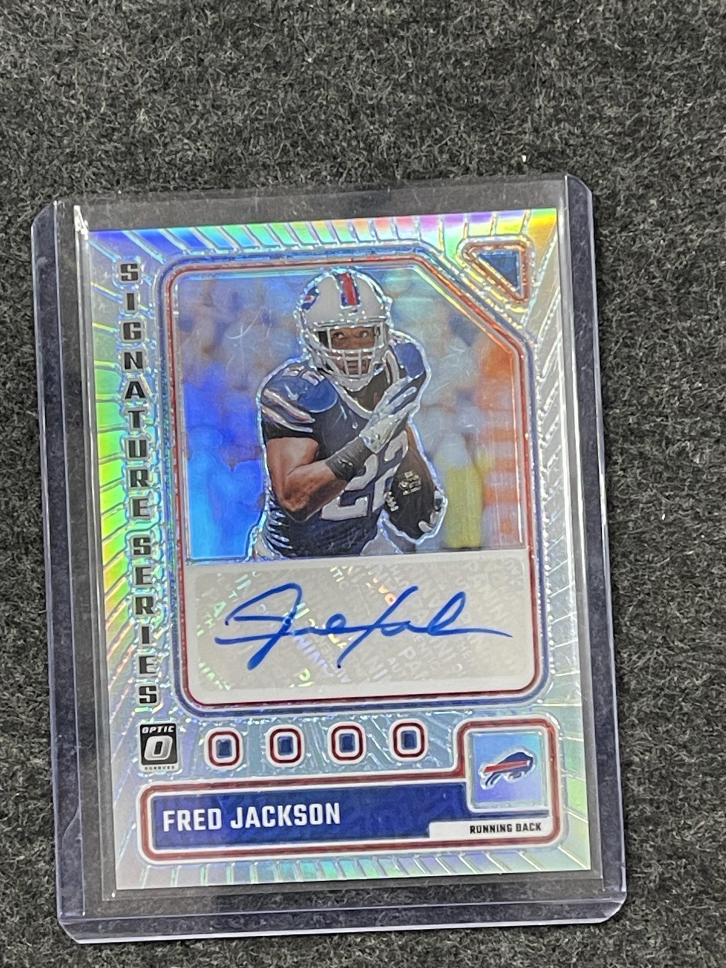 2023 Donruss Optic #SS-FJ Fred Jackson Signature Series Buffalo Bills AU