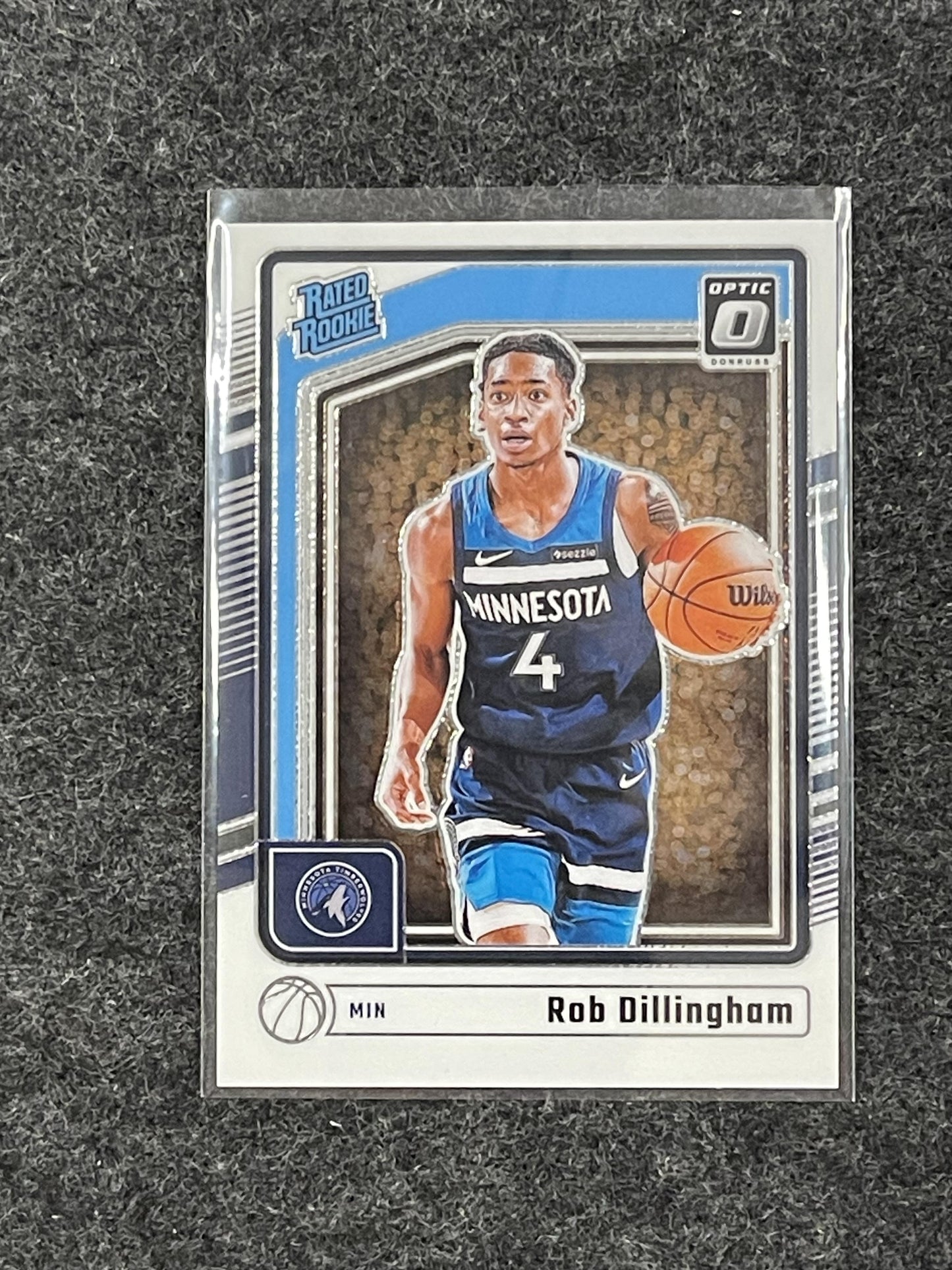 2024-25 Donruss Optic #259 Rob Dillingham Minnesota Timberwolves RC