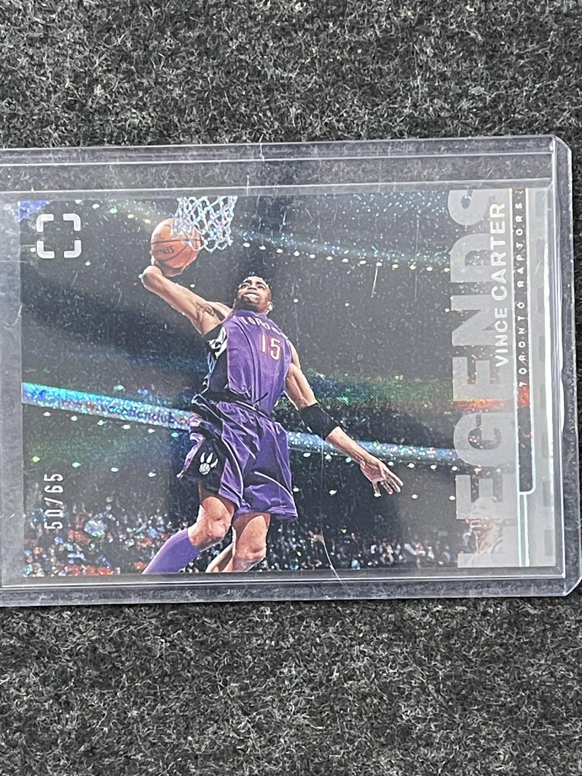 2024-25 Panini Photogenic #201 Vince Carter Stardust #/65 Toronto Raptors SN