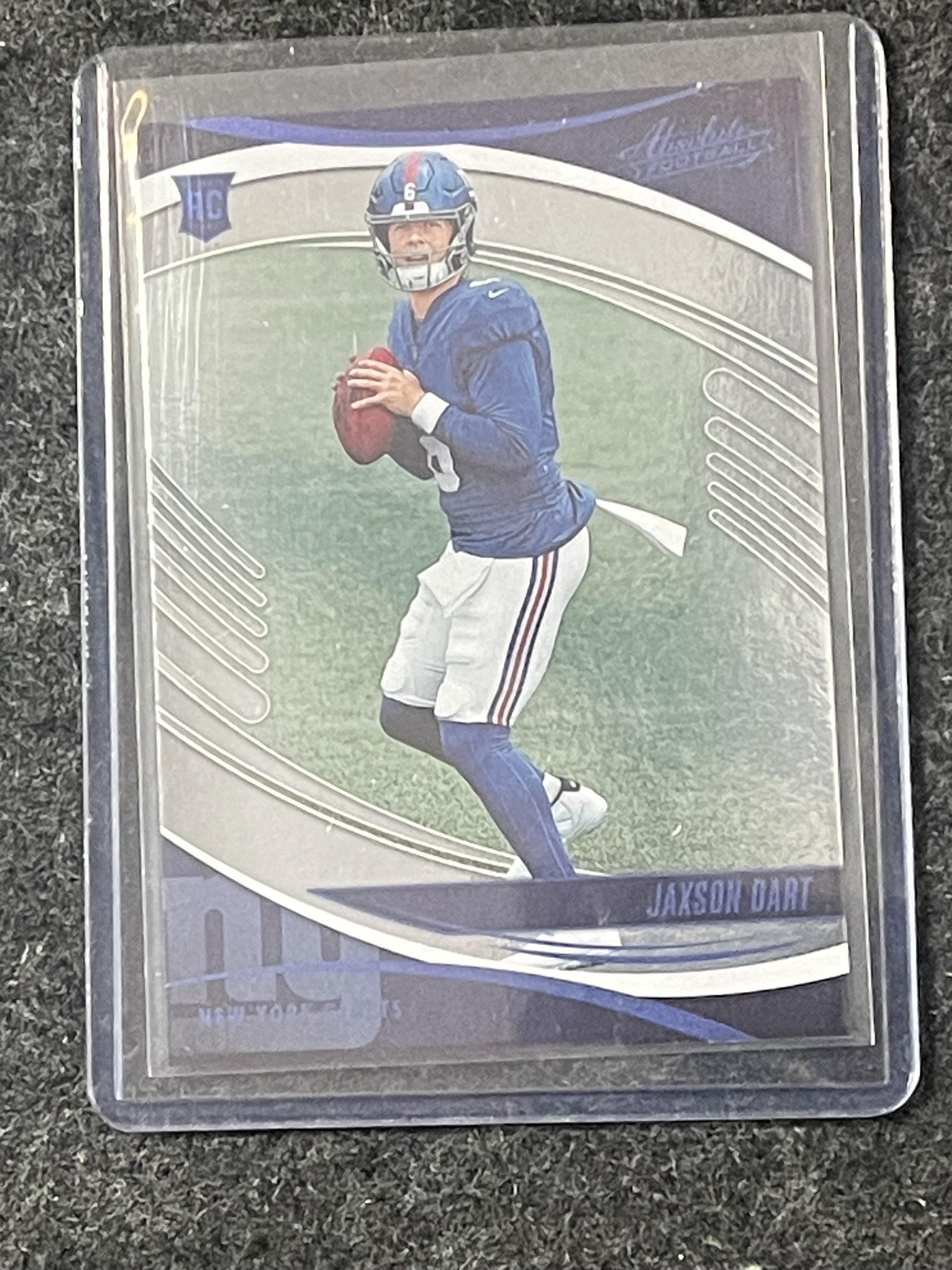 2025 Panini Absolute #137 Jaxson Dart Blue New York Giants RC