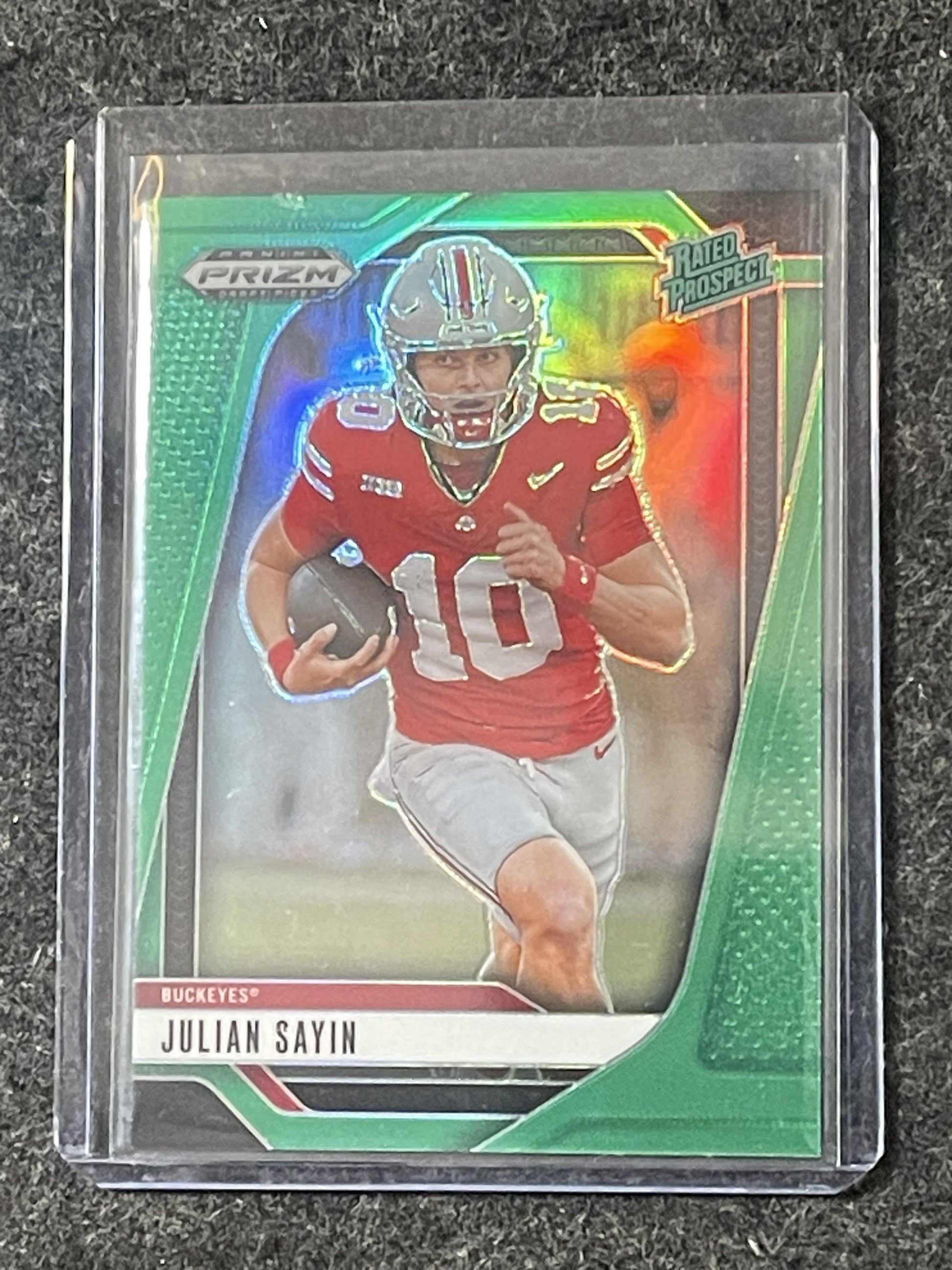 2025 Panini Prizm Draft Picks #161 Julian Sayin Prizms Green Ohio State Buckeyes