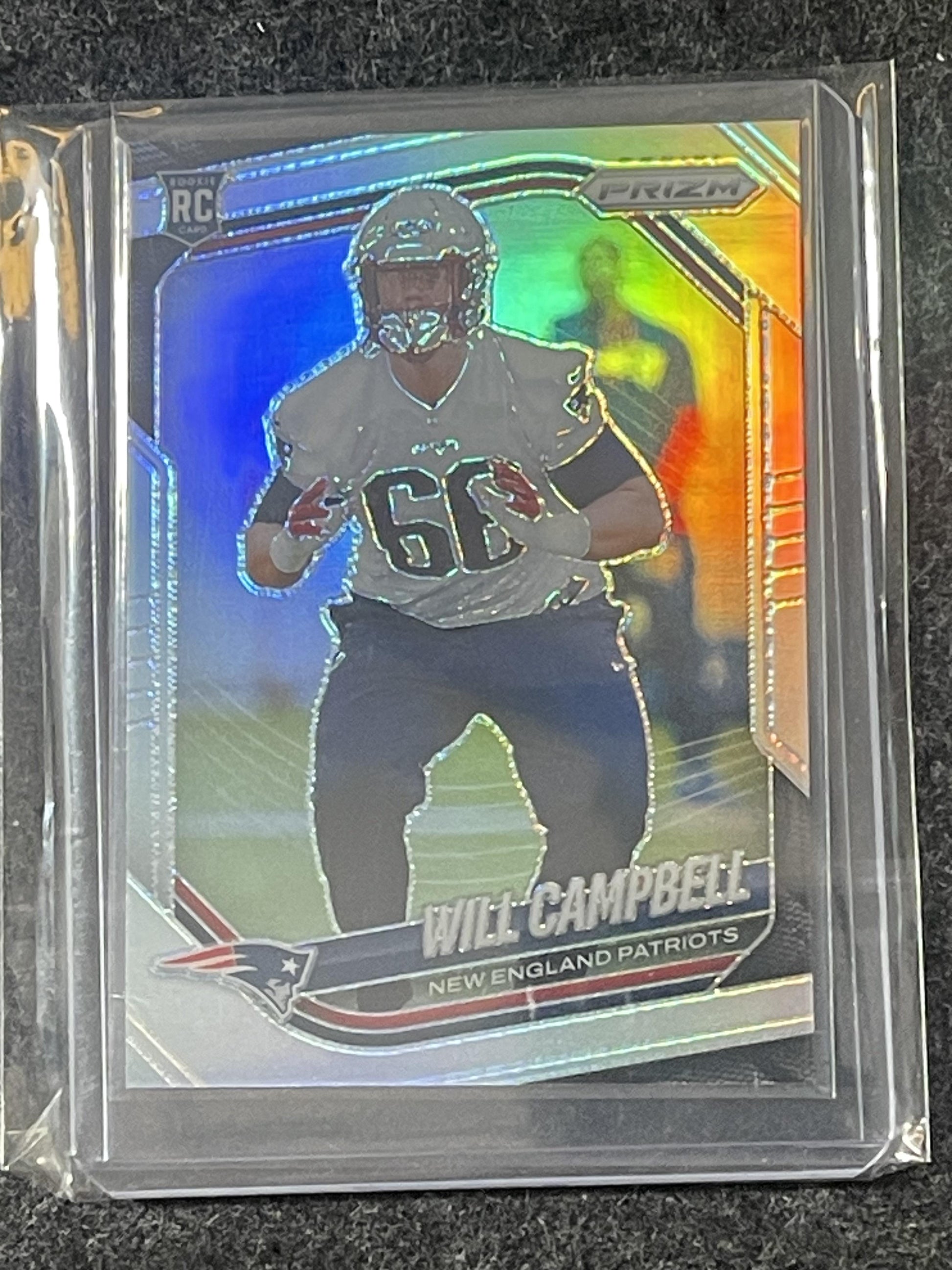 2025 Panini Prizm #312 Will Campbell Silver New England Patriots