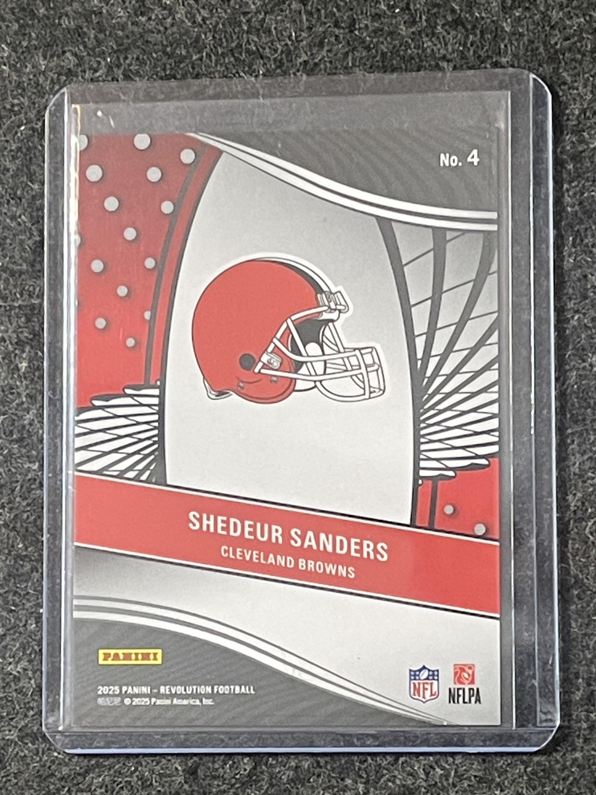 2025 Panini Revolution #4 Shedeur Sanders Supernova Cleveland Browns