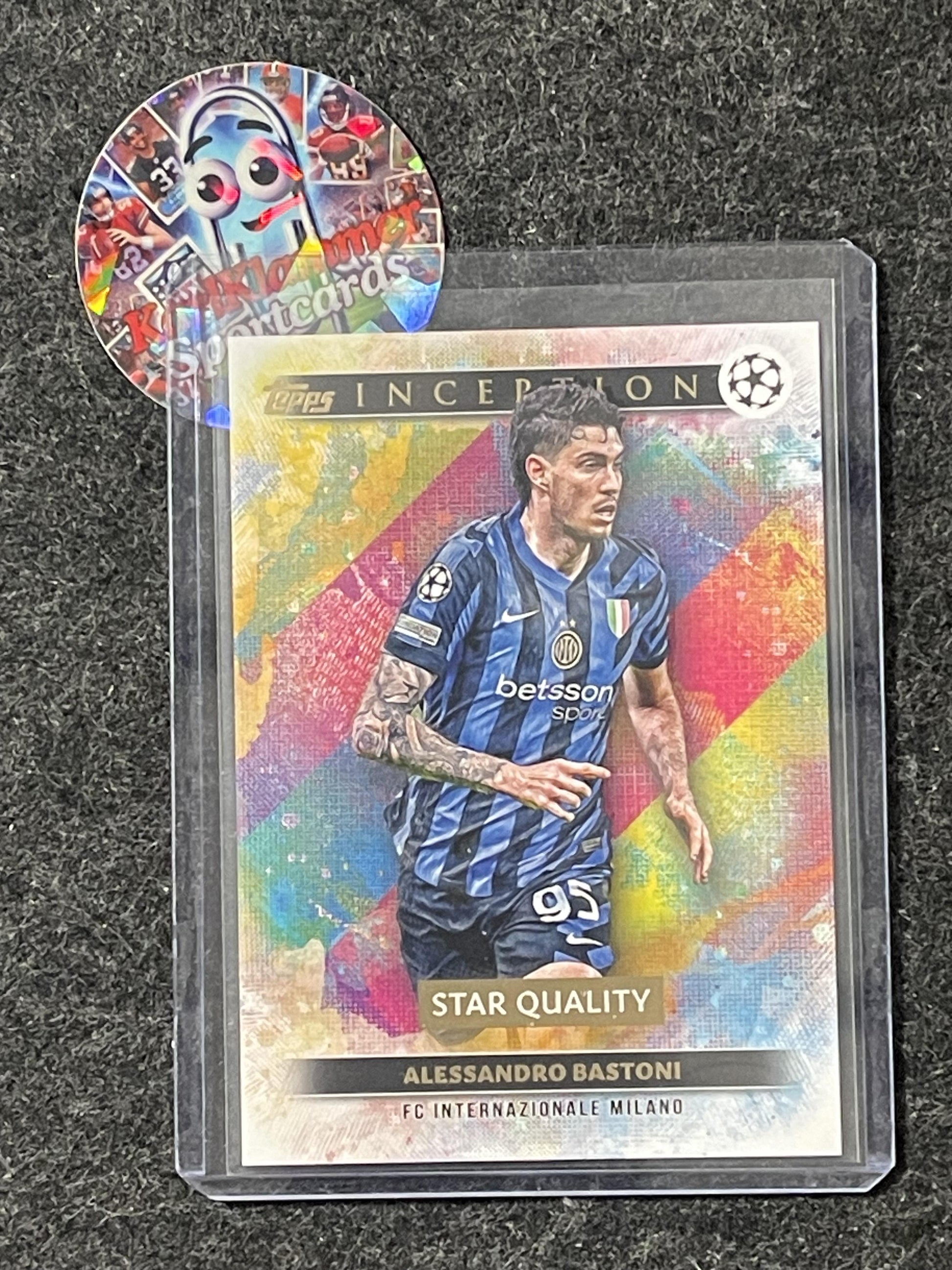 2024-25 Topps Inception UCC #91 Alessandro Bastoni Inter Milan