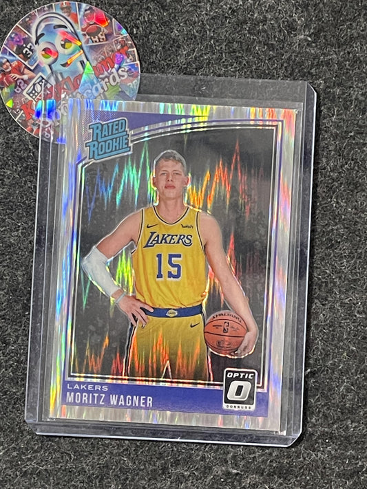 2018-19 Donruss Optic #197 Moritz Wagner Shock Los Angeles Lakers RC