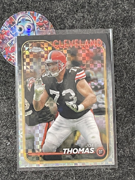 2024 Topps Chrome #32 Joe Thomas X-Fractor