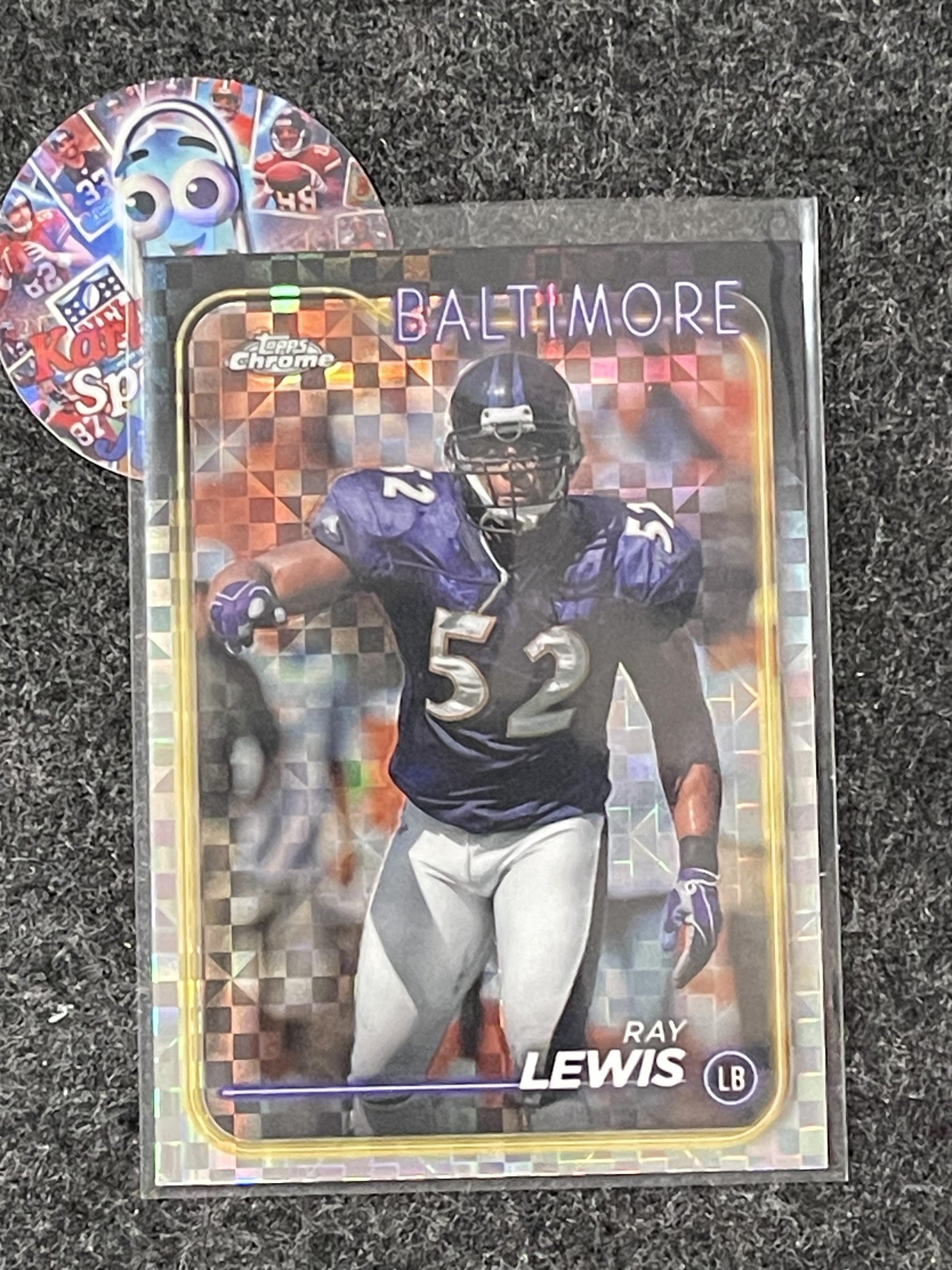 2024 Topps Chrome #4 Ray Lewis X-Fractor