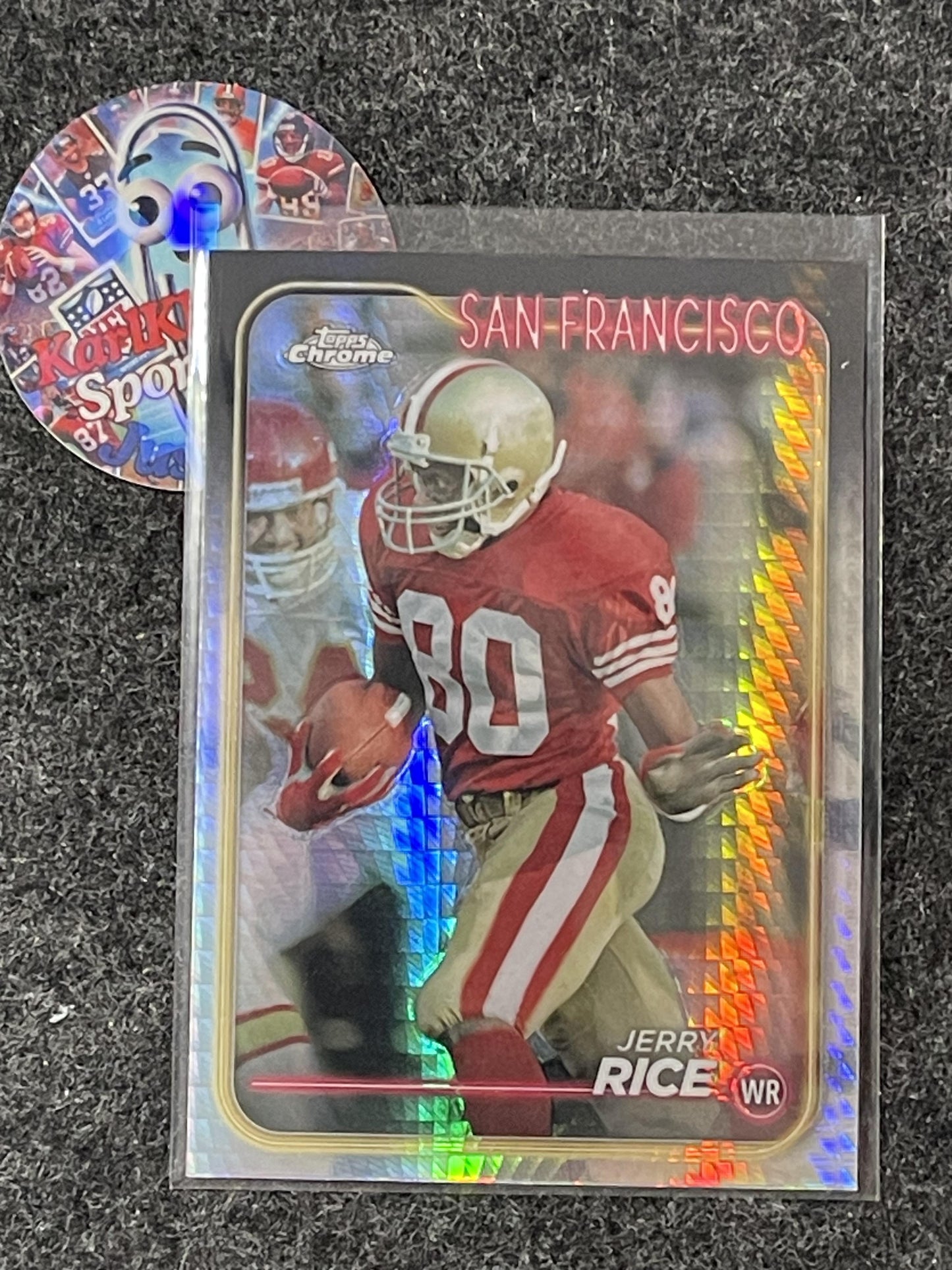 2024 Topps Chrome #176 Jerry Rice X-Fractor