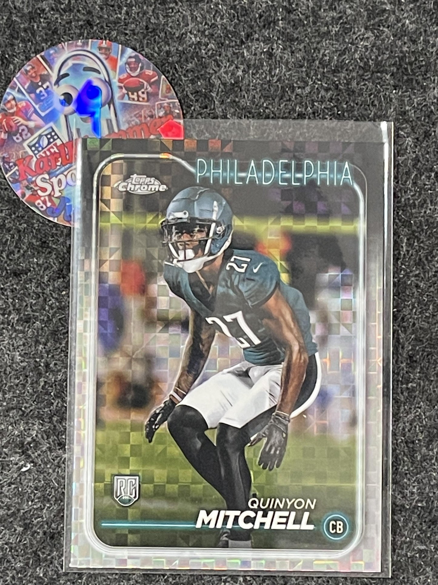 2024 Topps Chrome #229 Quinyon Mitchell X-Fractor