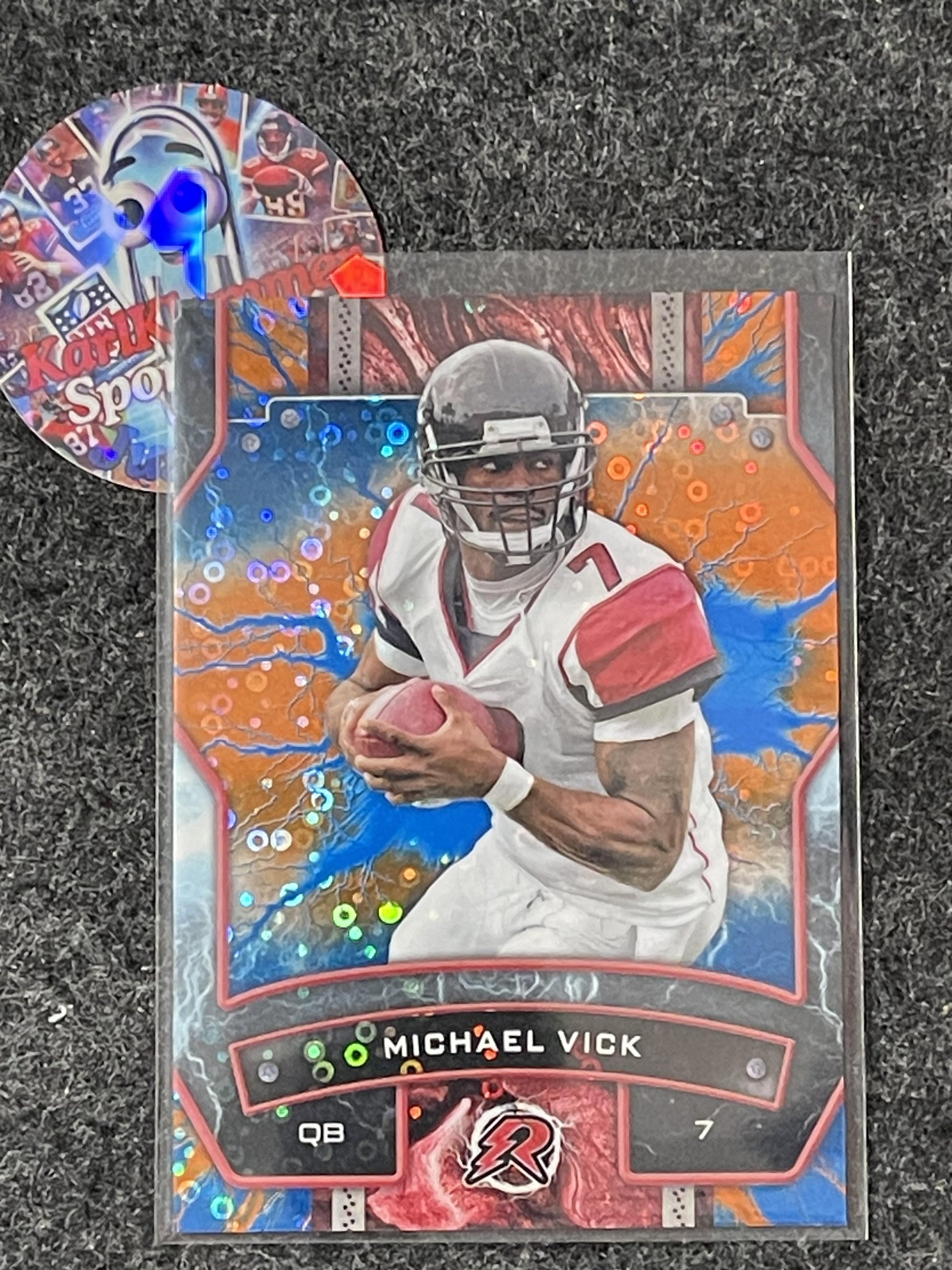 2024 Topps Resurgence - Blue & Orange Spark #3 Michael Vick