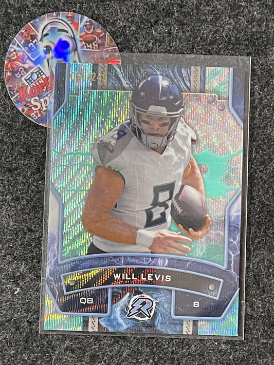 2024 Topps Resurgence #97 Will Levis Aqua Surge #/249