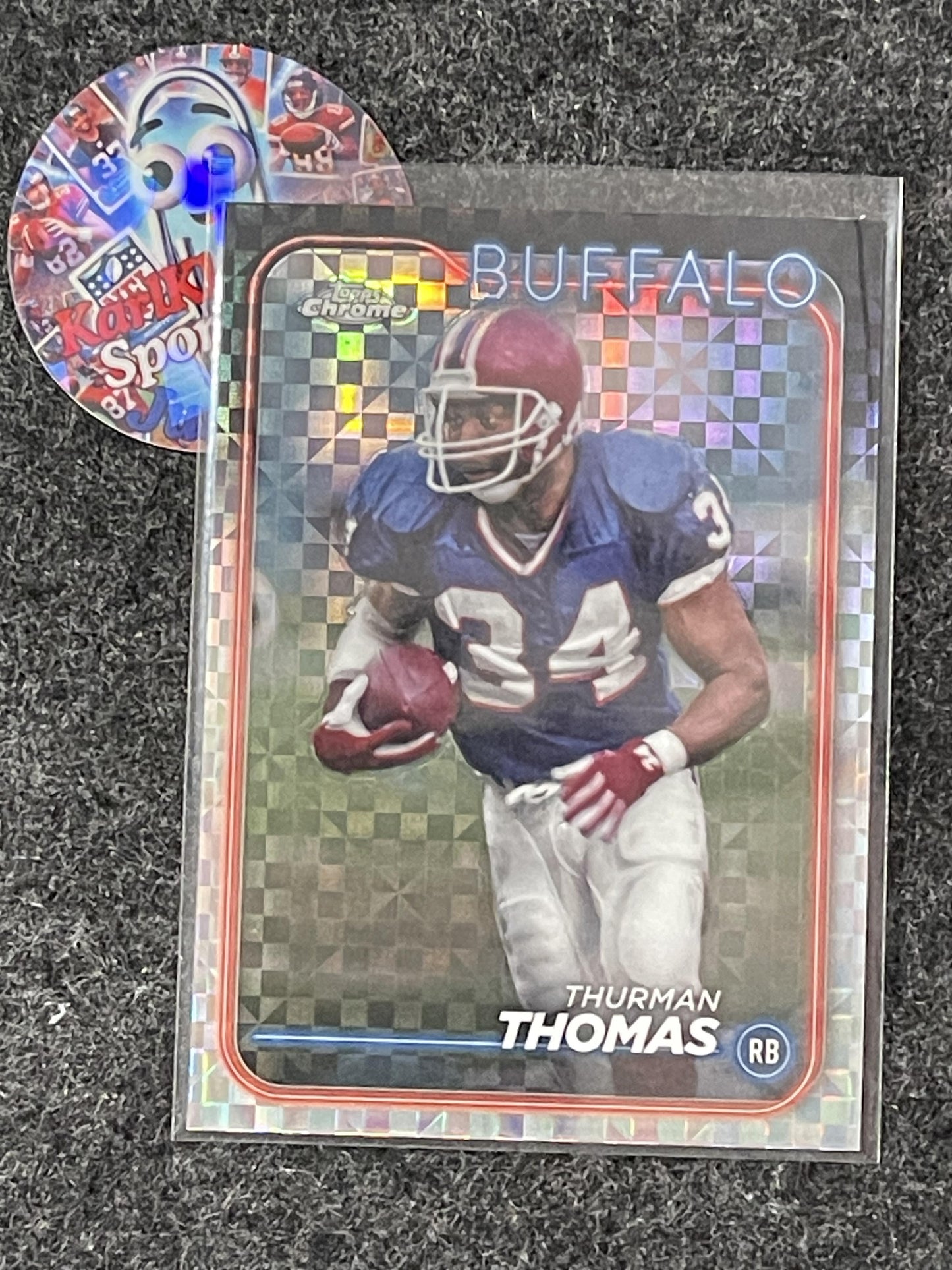 2024 Topps Chrome #9 Thurman Thomas X-Fractor