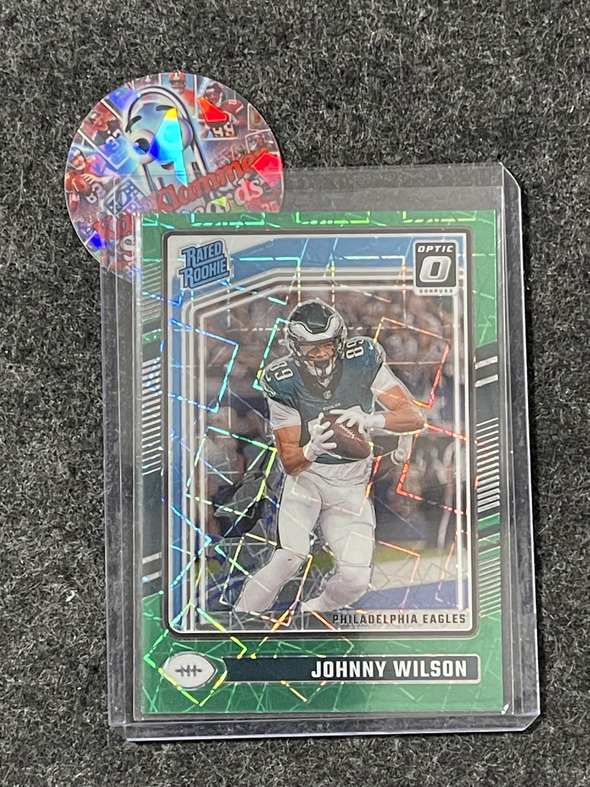 2024 Donruss Optic #256 Johnny Wilson Green Velocity