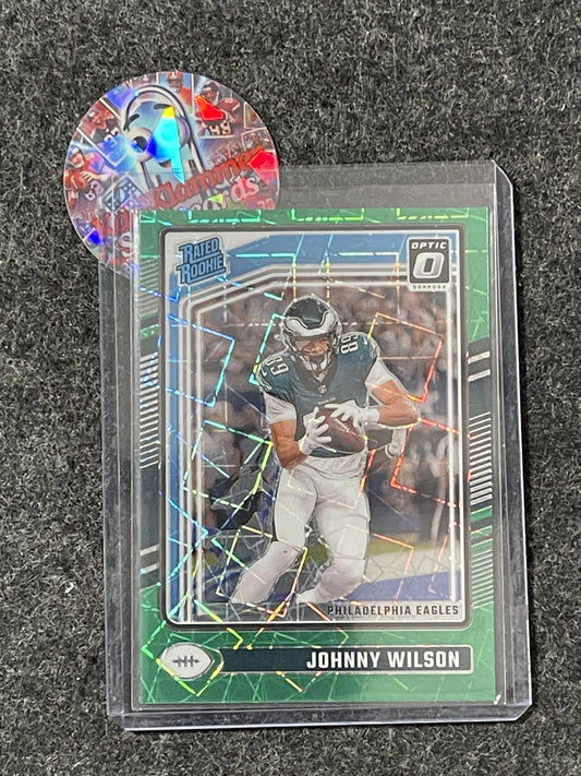 2024 Donruss Optic #256 Johnny Wilson Green Velocity