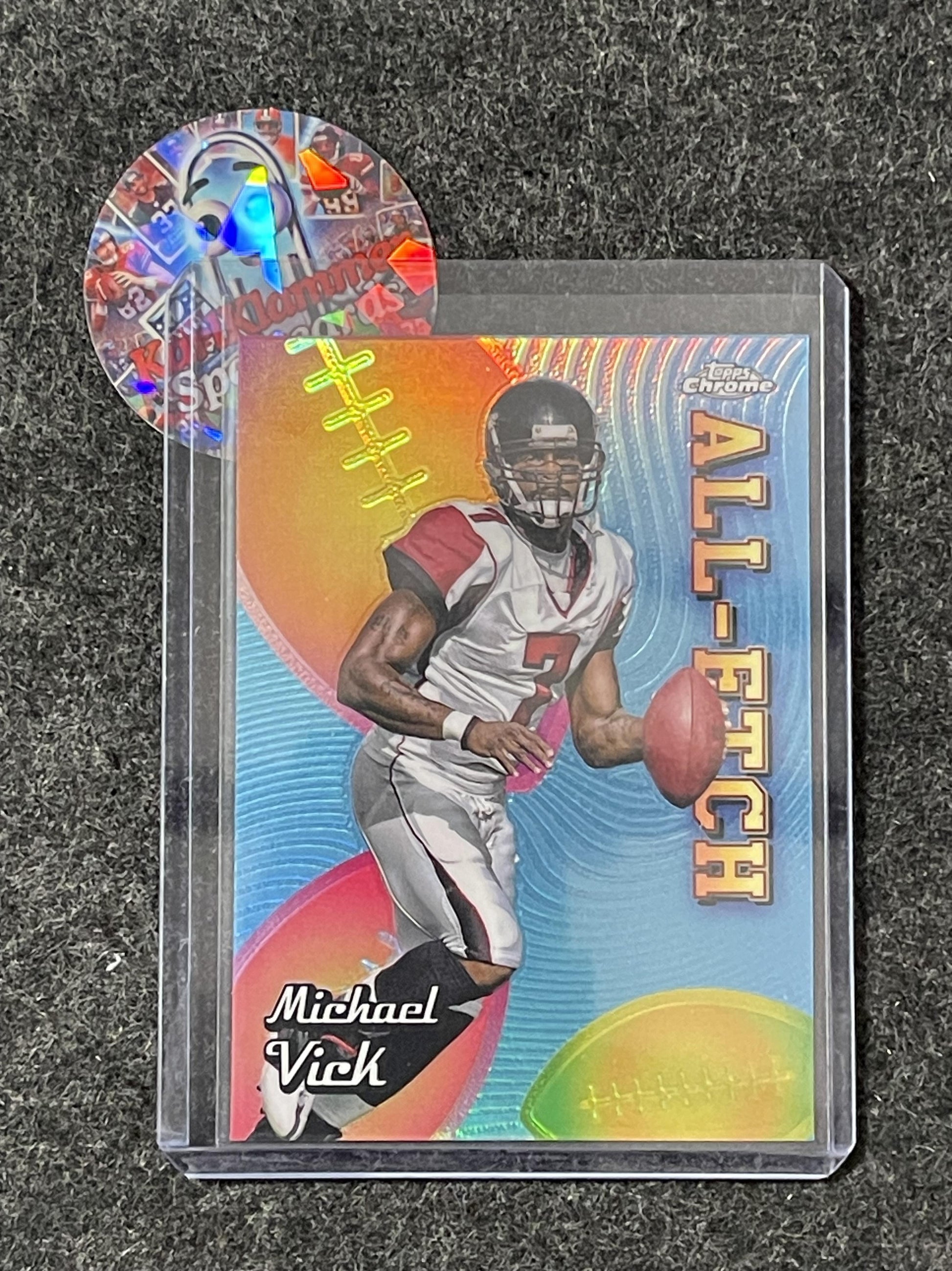 2024 Topps Chrome #CAE-MV Michael Vick Chrome All-Etch Refractor
