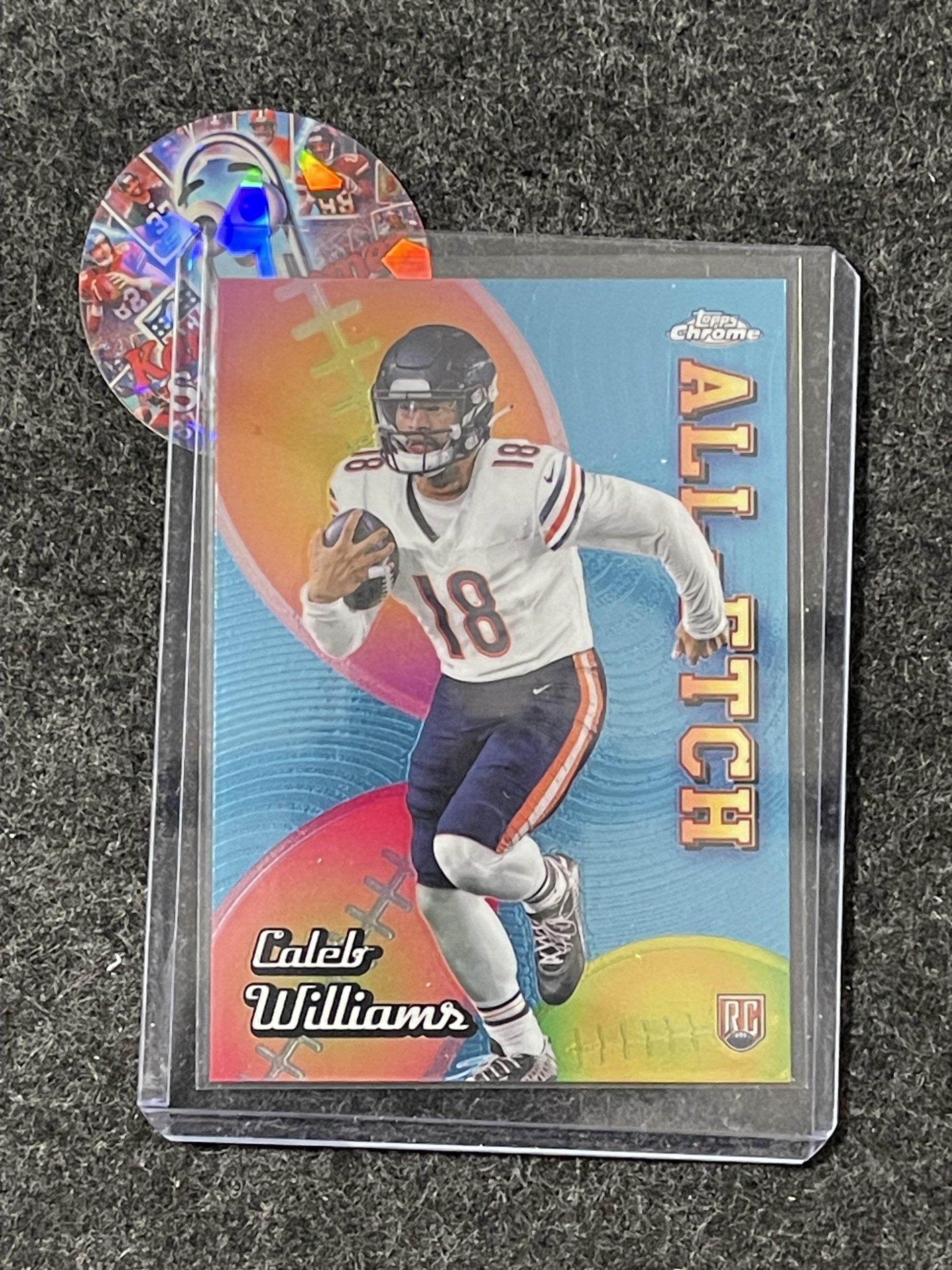 2024 Topps Chrome #CAE-CW Caleb Williams Chrome All-Etch