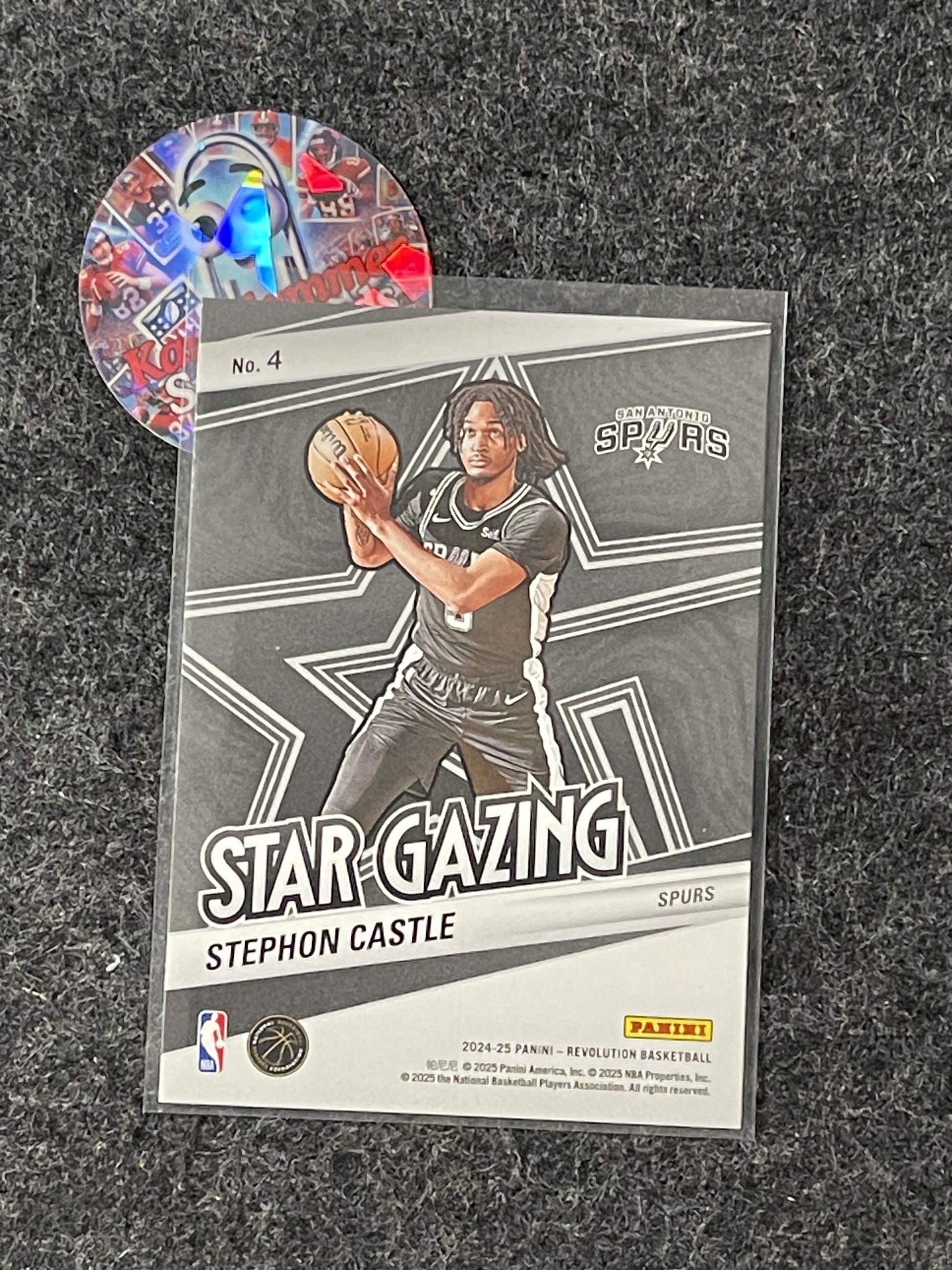 2024-25 Panini Revolution #4 Stephon Castle Star Gazing