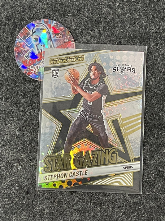 2024-25 Panini Revolution #4 Stephon Castle Star Gazing