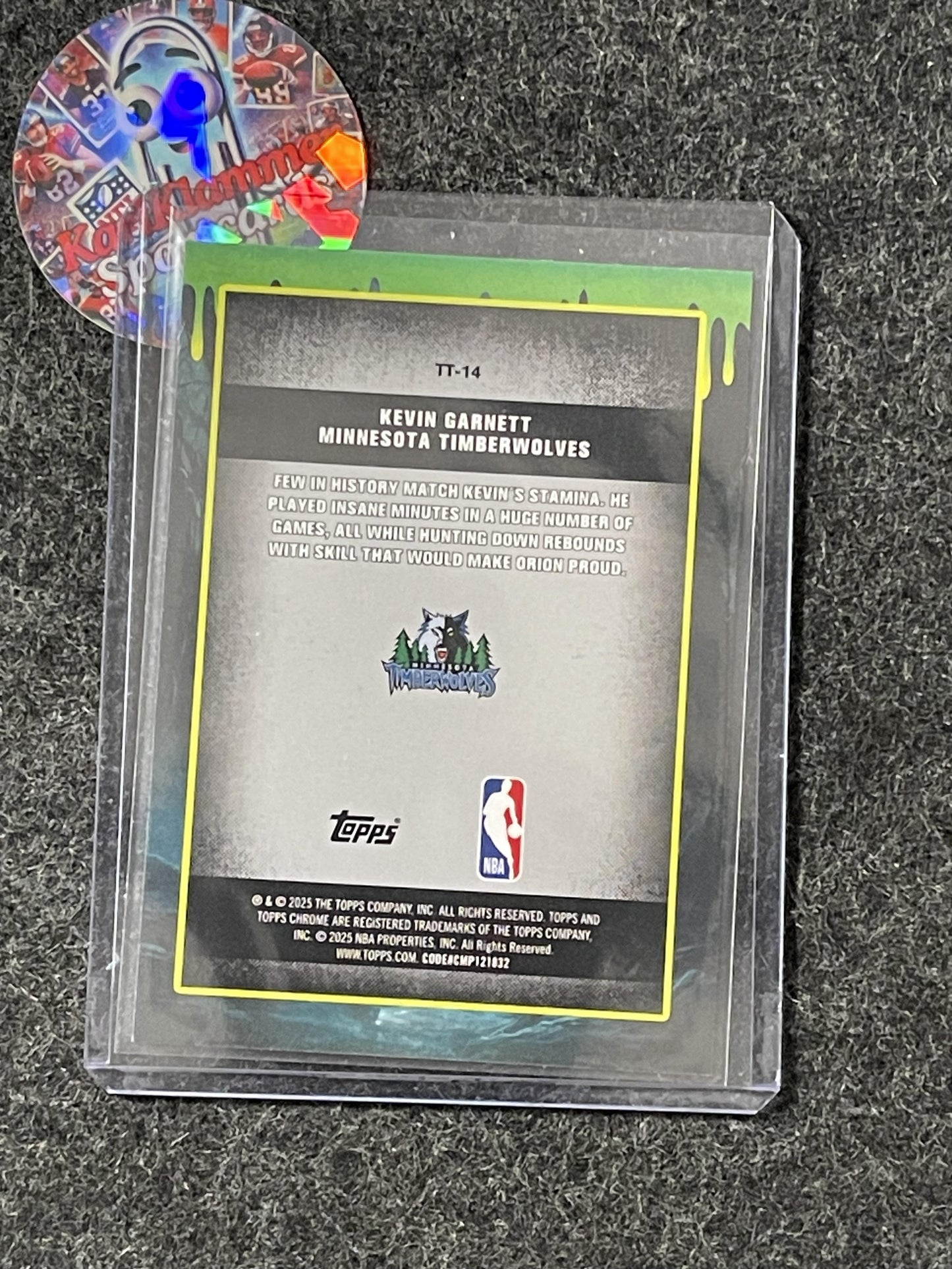 2025-26 Topps Chrome #TT-14 Kevin Garnett Tall Tales