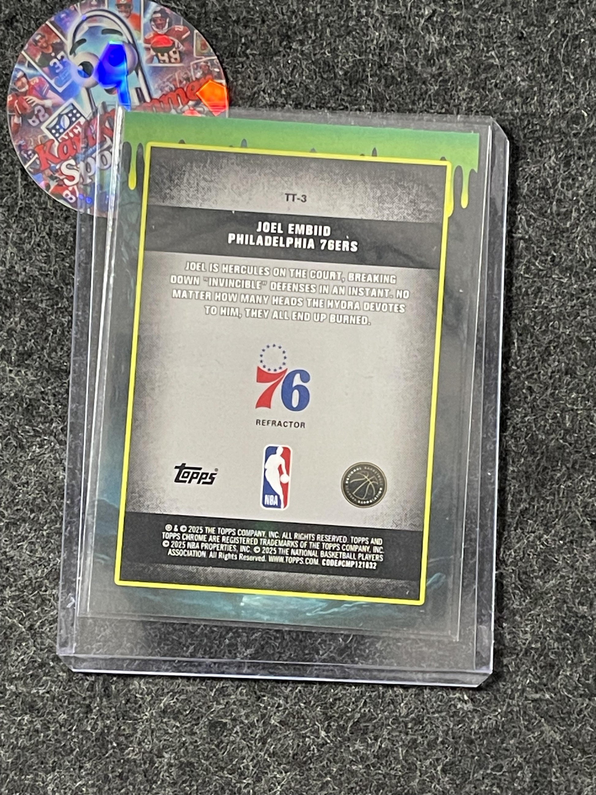 2025-26 Topps Chrome #TT-3 Joel Embiid Tall Tales