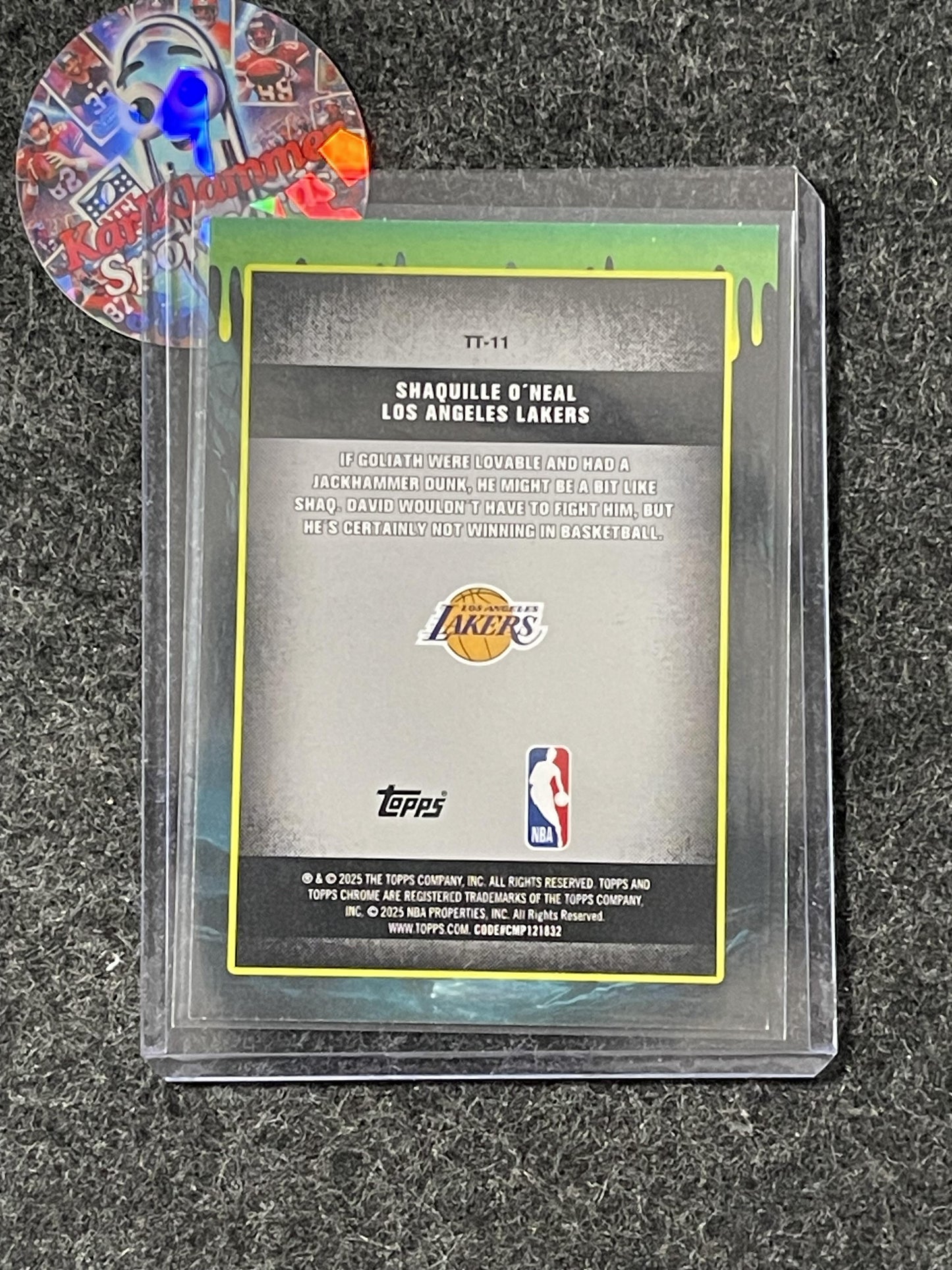 2025-26 Topps Chrome #TT-11 Shaquille O'Neal Tall Tales