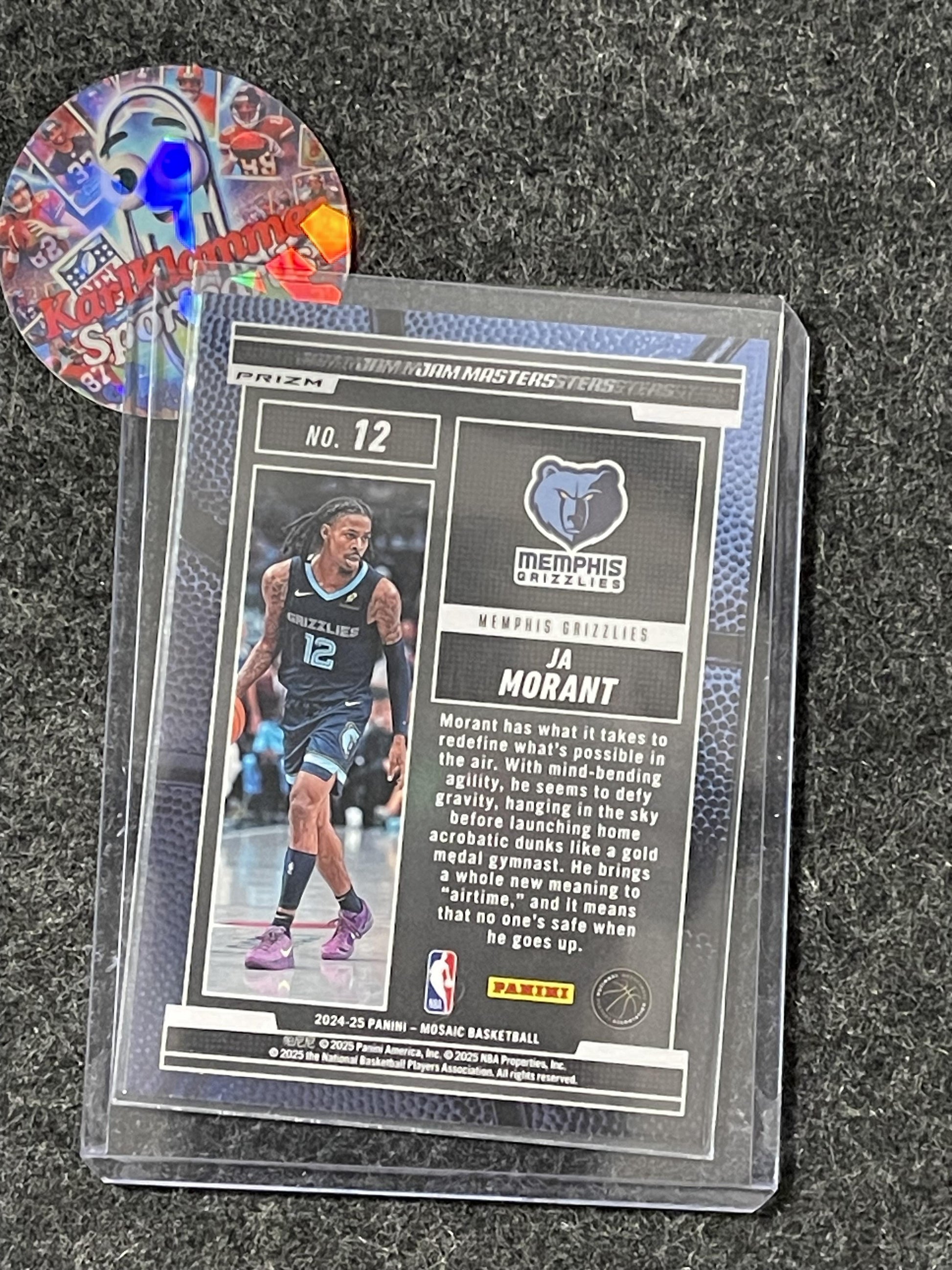 2024-25 Panini Mosaic #12 Ja Morant Jam Masters Mosaic