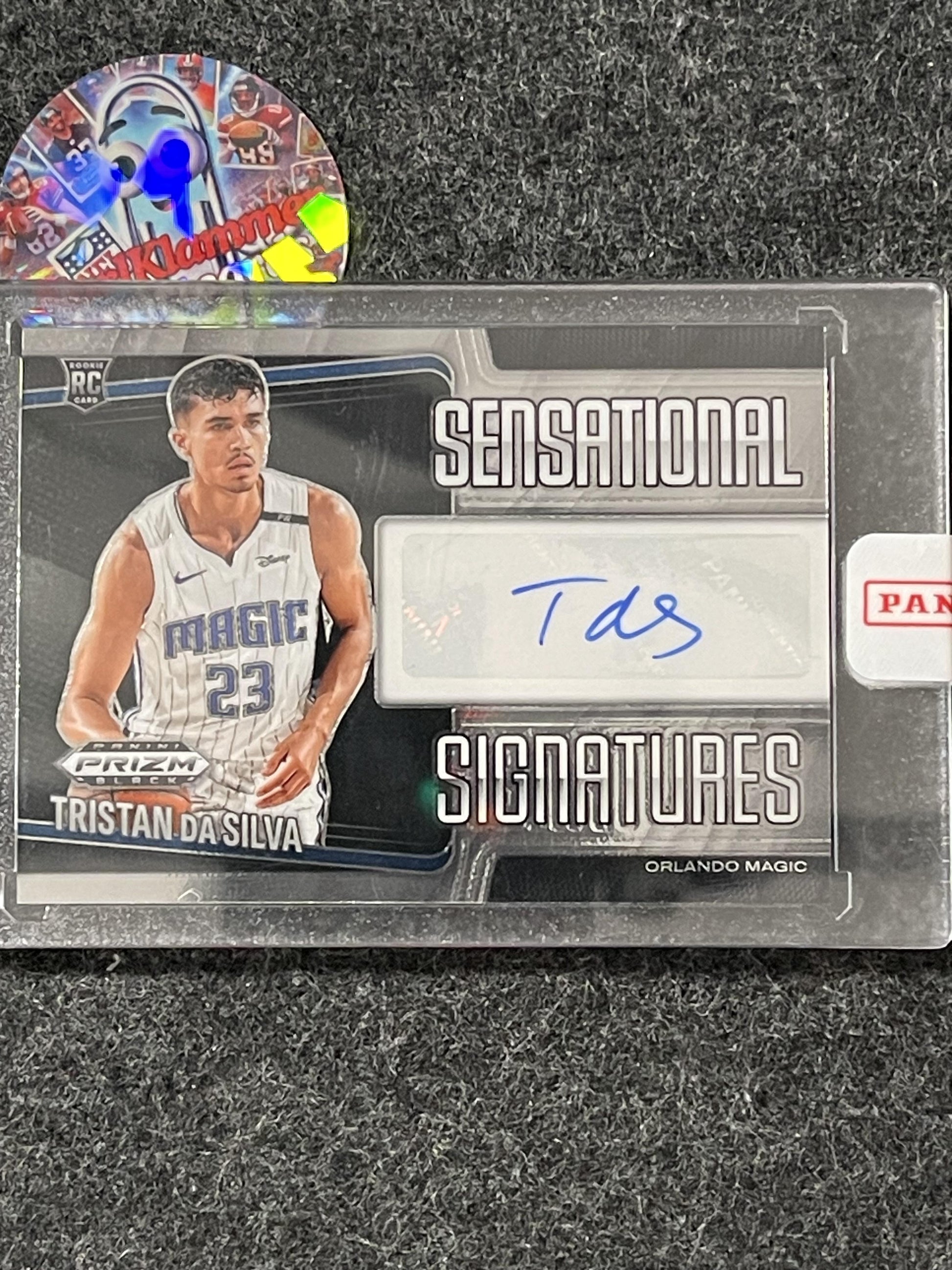 2024-25 Panini Prizm Black #SS-TDS Tristan da Silva Sensational Signatures Prizms Silver