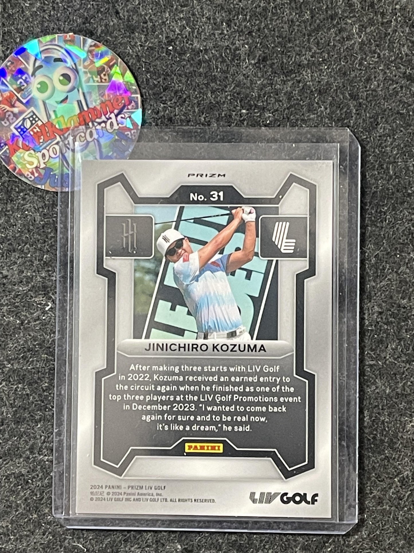 2024 Panini Prizm LIV #31 Jinichiro Kozuma Silver