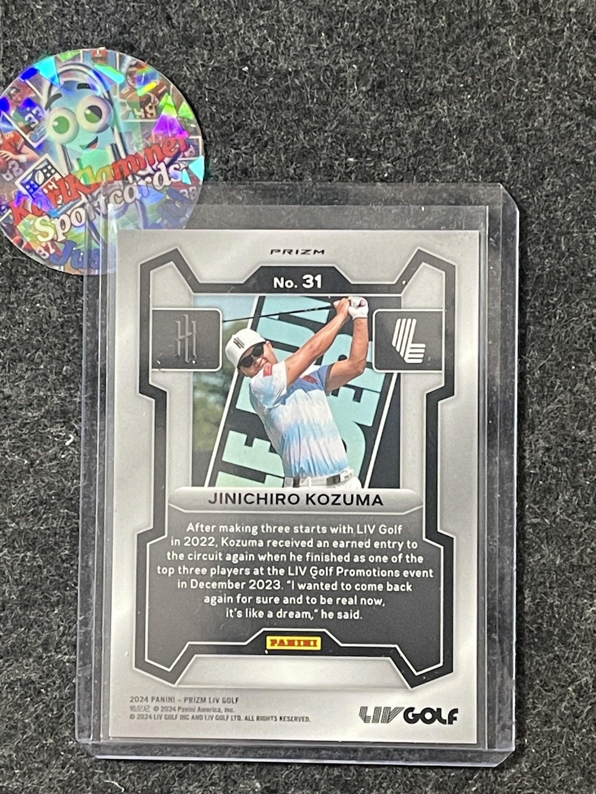 2024 Panini Prizm LIV #31 Jinichiro Kozuma Silver