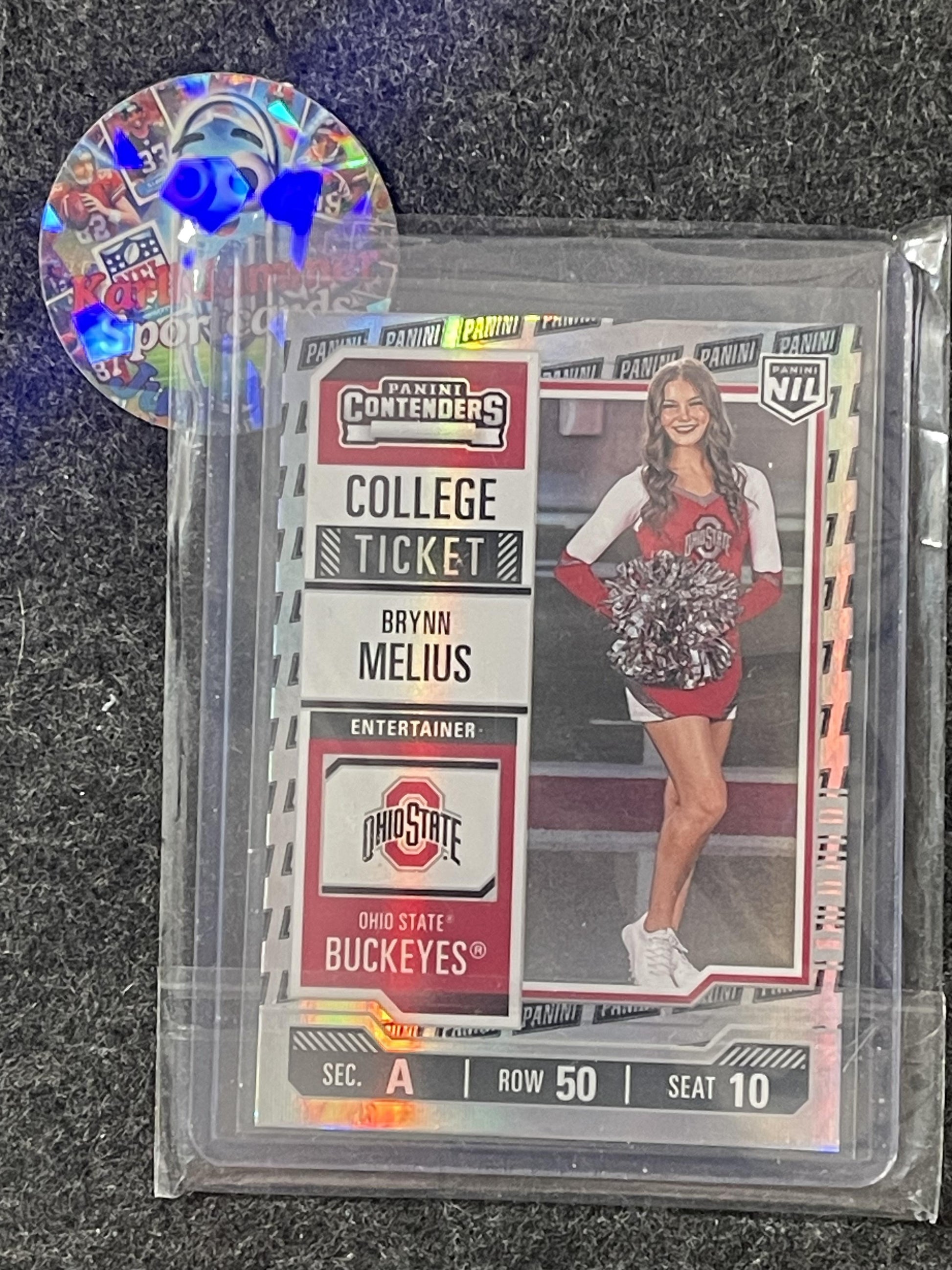 2025 Panini Ohio State University #22 Brynn Melius Panini Ohio State Buckeyes