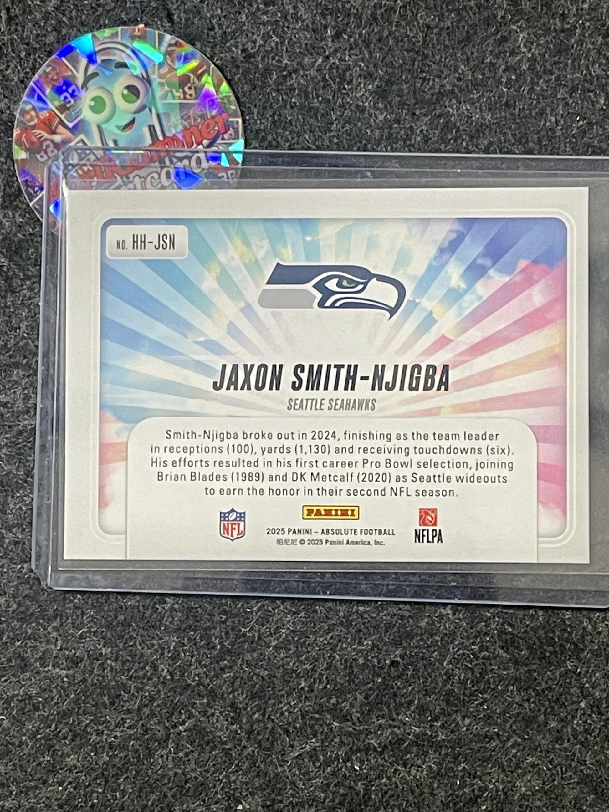 2025 Panini Absolute #HH-JSN Jaxon Smith-Njigba Hog Heaven Seattle Seahawks