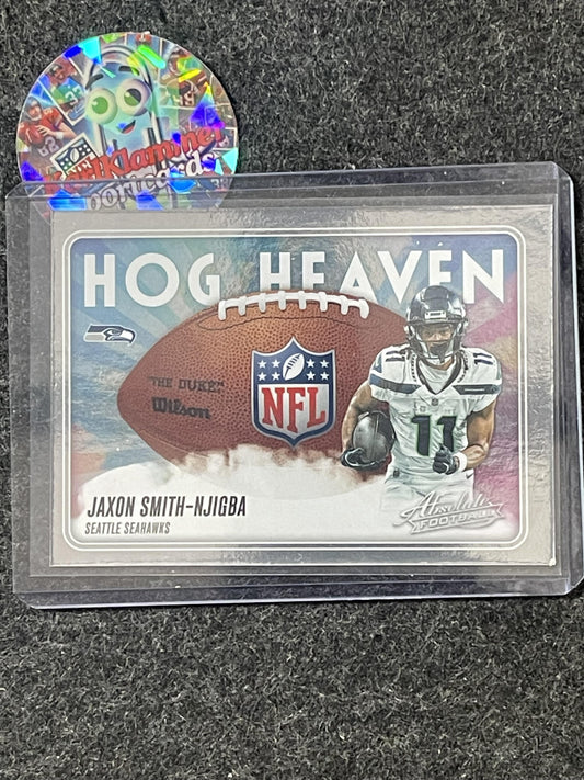 2025 Panini Absolute #HH-JSN Jaxon Smith-Njigba Hog Heaven Seattle Seahawks