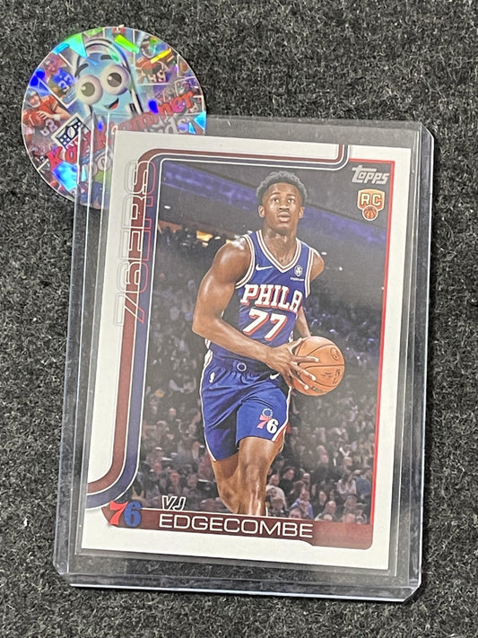 2025-26 Topps #203 VJ Edgecombe Philadelphia 76ers RC
