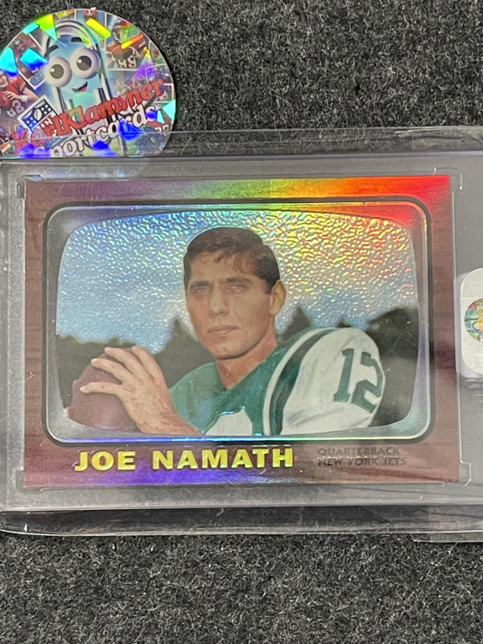 1996 Topps #96 Joe Namath Joe Namath Reprints New York Jets