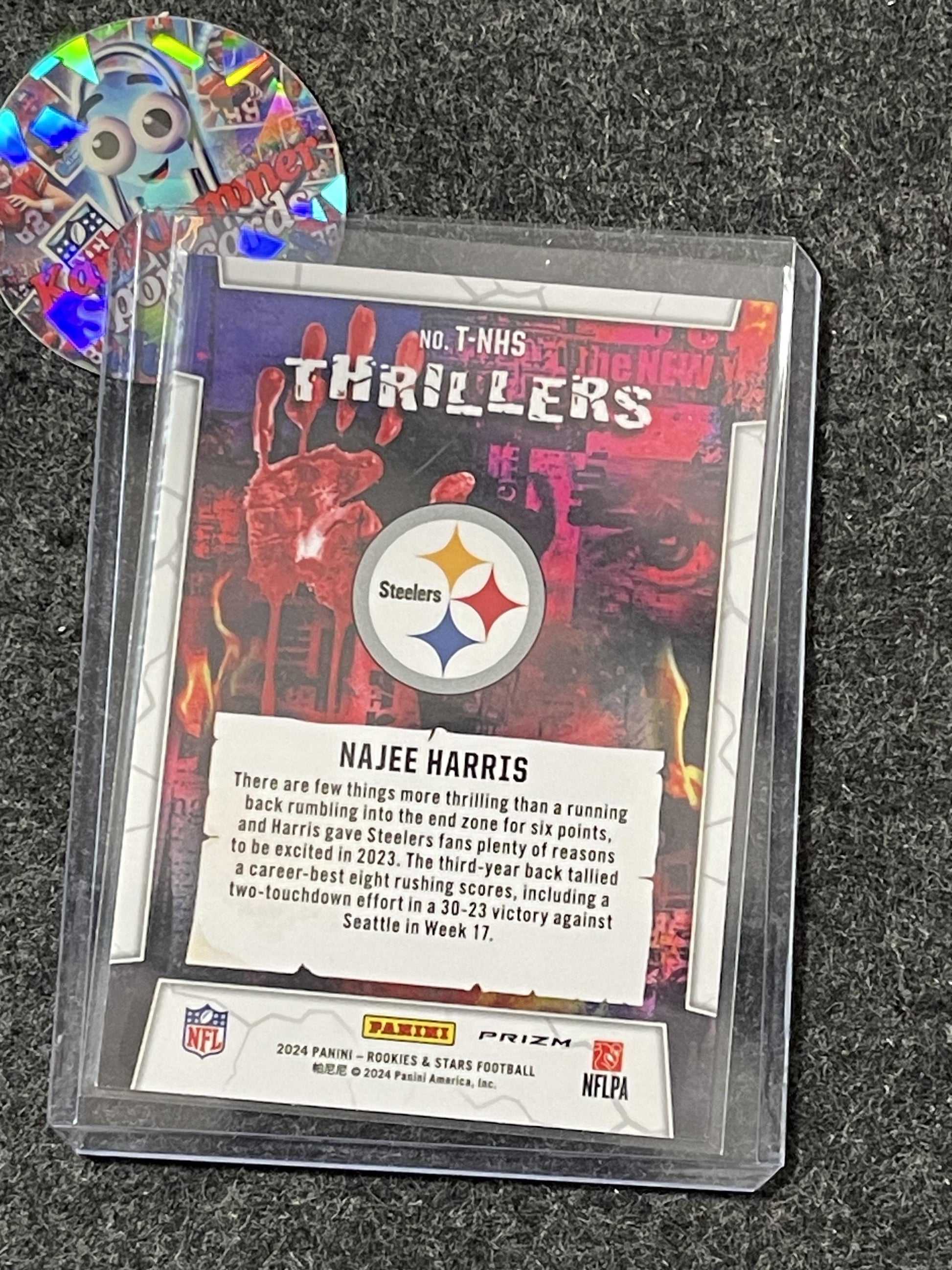 2024 Panini Rookies & Stars #T-NHS Najee Harris Thrillers Silver Pittsburgh Steelers