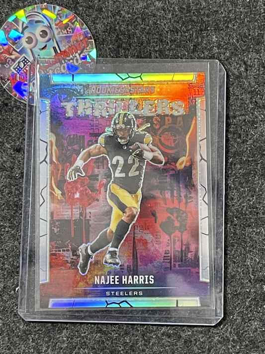 2024 Panini Rookies & Stars #T-NHS Najee Harris Thrillers Silver Pittsburgh Steelers