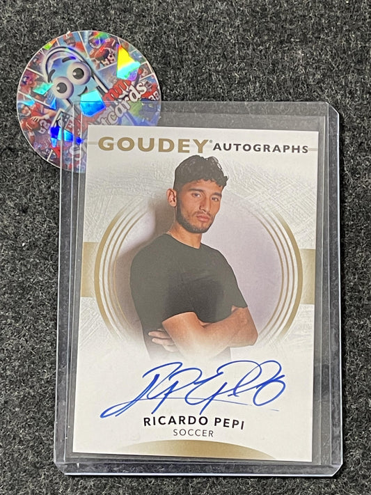 2022 Upper Deck Goodwin Champions #GA-RP Ricardo Pepi Goudey Autographs AU