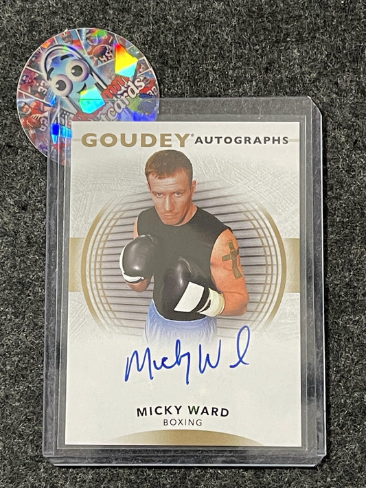 2022 Upper Deck Goodwin Champions #GA-MW Micky Ward Goudey Autographs AU