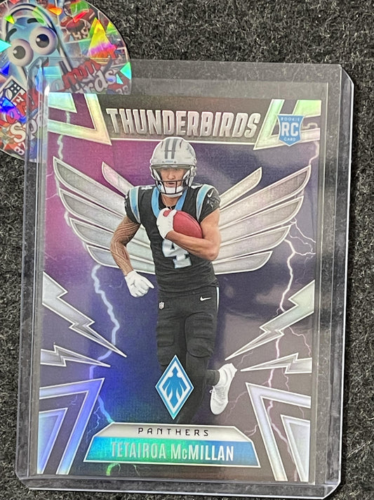 2025 Panini Phoenix #7 Tetairoa McMillan Thunderbirds Carolina Panthers