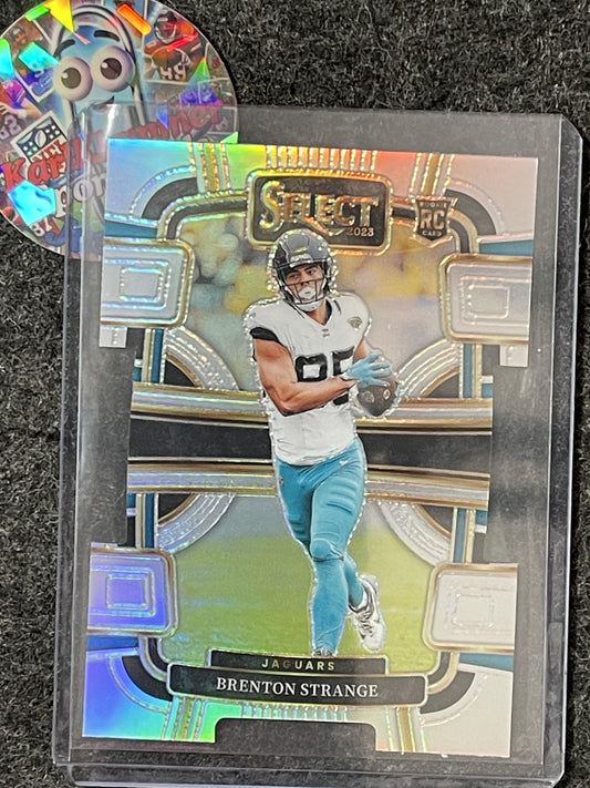 2023 Panini Select #45 Brenton Strange Silver Prizms Die Cuts Jacksonville Jaguars RC