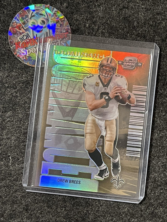 2024 Panini Contenders Optic #DOM-DBS Drew Brees Dominance New Orleans Saints