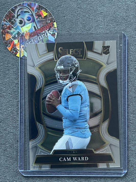 2025 Panini Select #26 Cam Ward Tennessee Titans