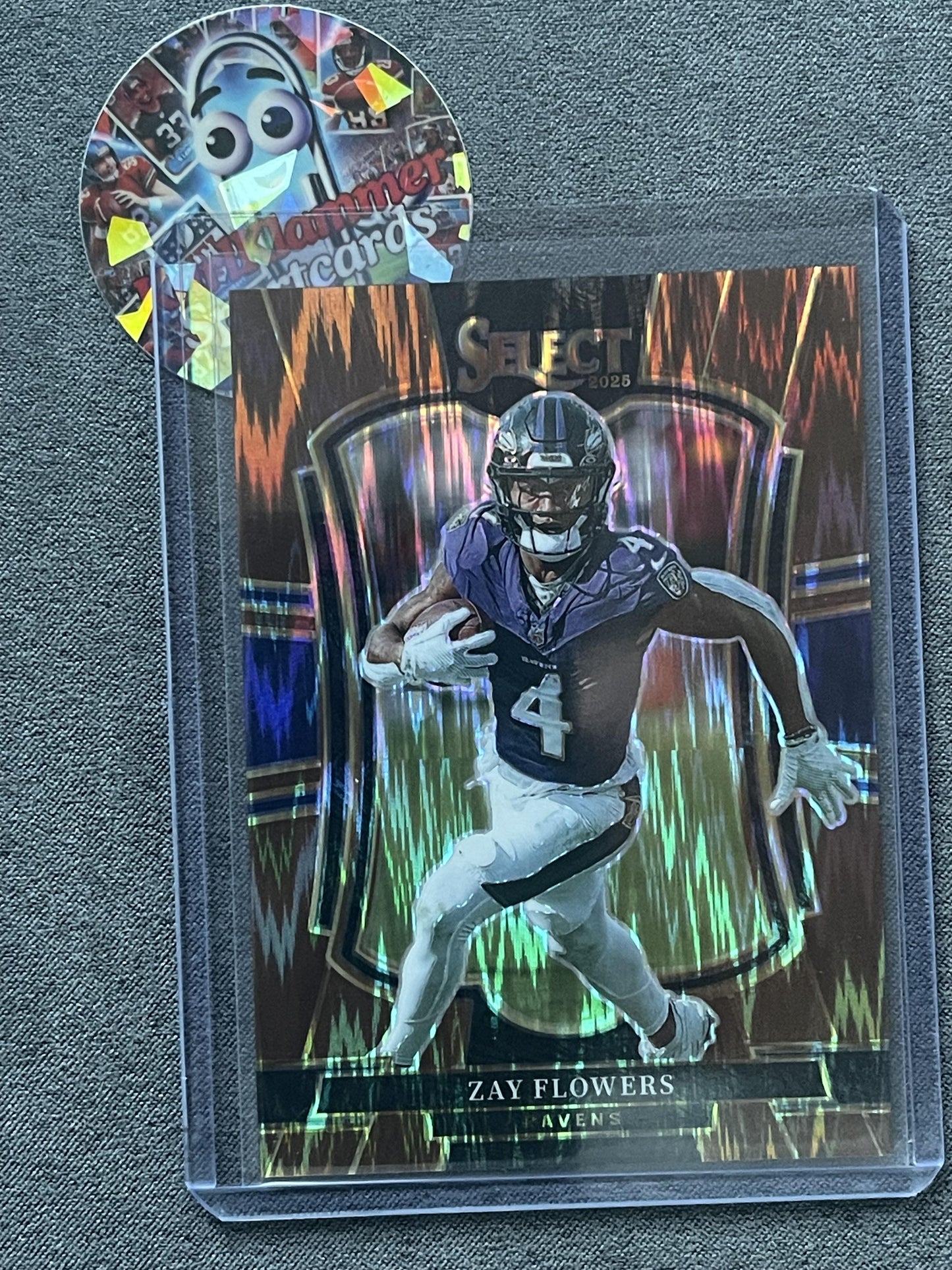 2025 Panini Select #162 Zay Flowers Bronze /899 Baltimore Ravens RC,SN