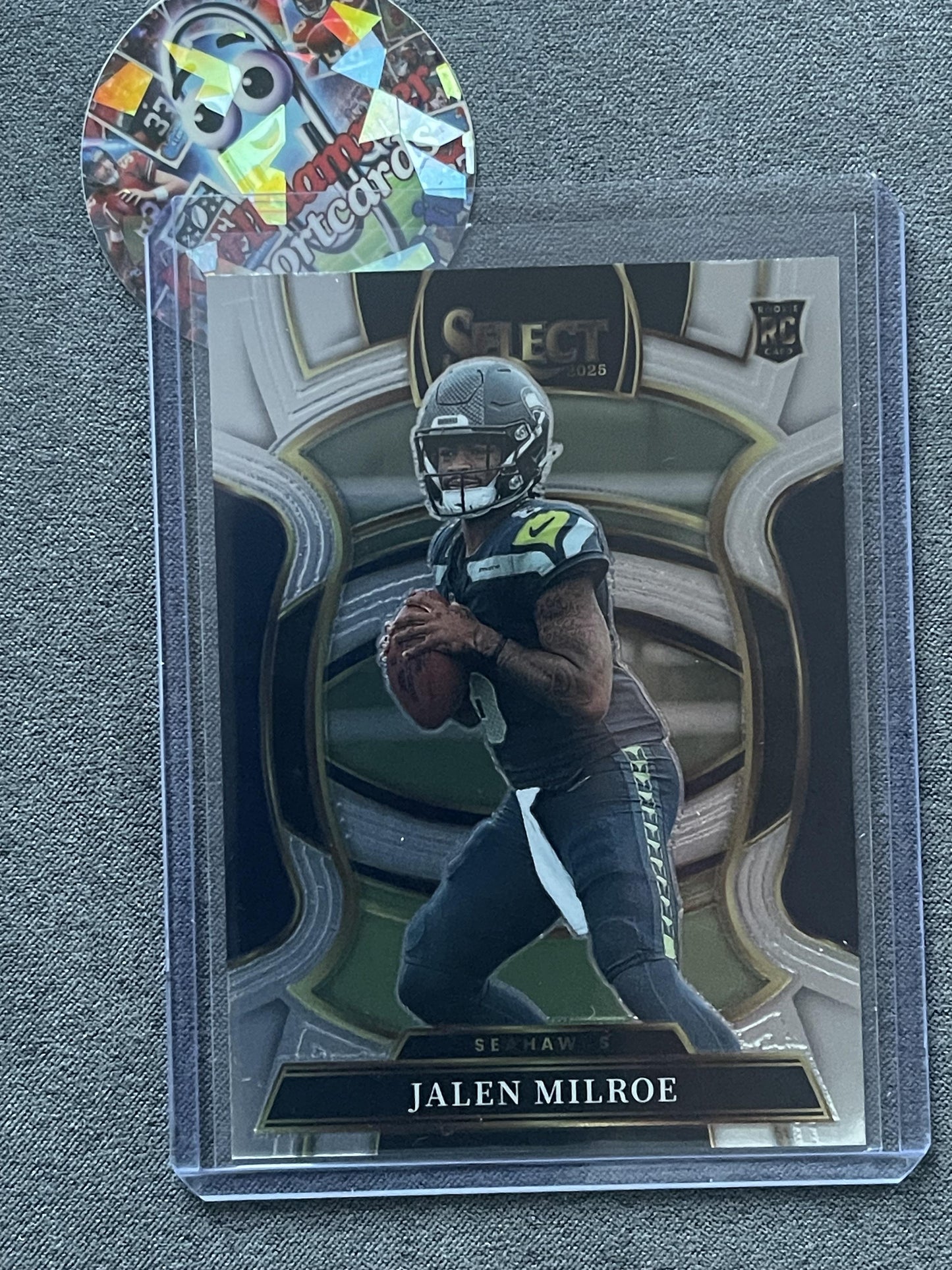 2025 Panini Select #14 Jalen Milroe Seattle Seahawks RC