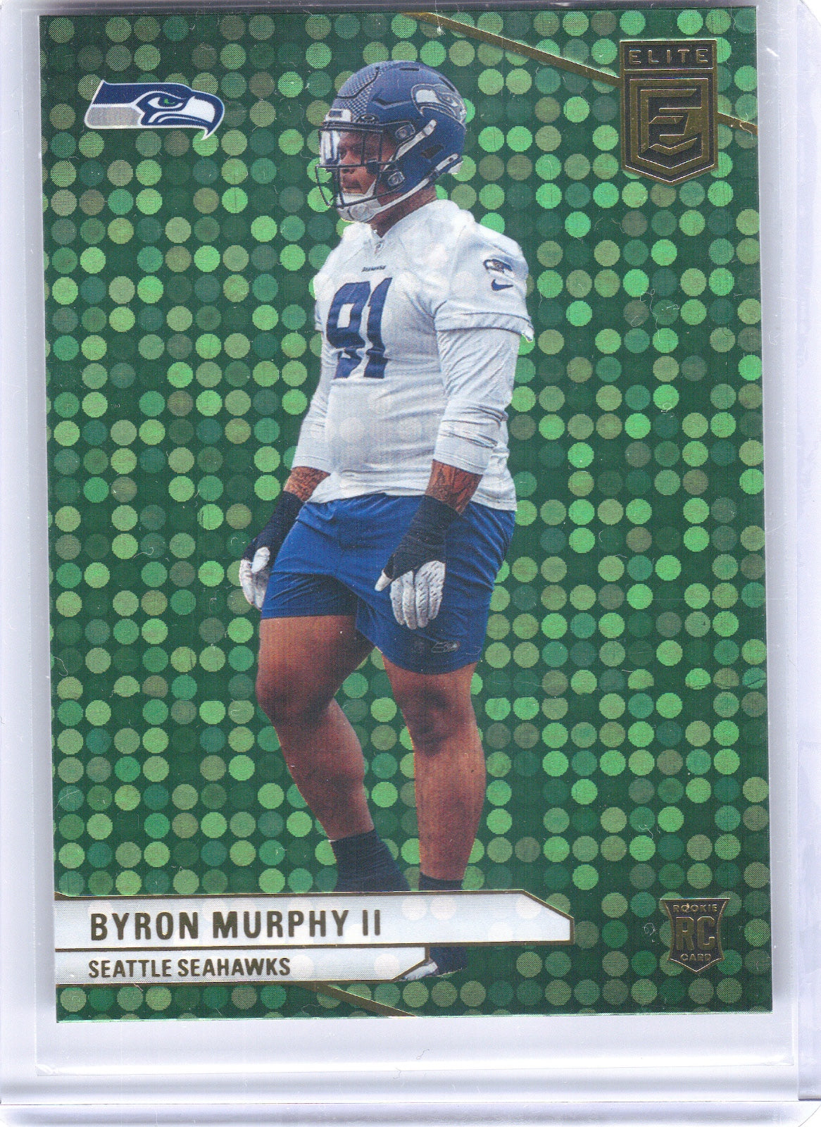 Byron Murphy II Seattle Seahawks 2024 Donruss Elite - Green Disco #110