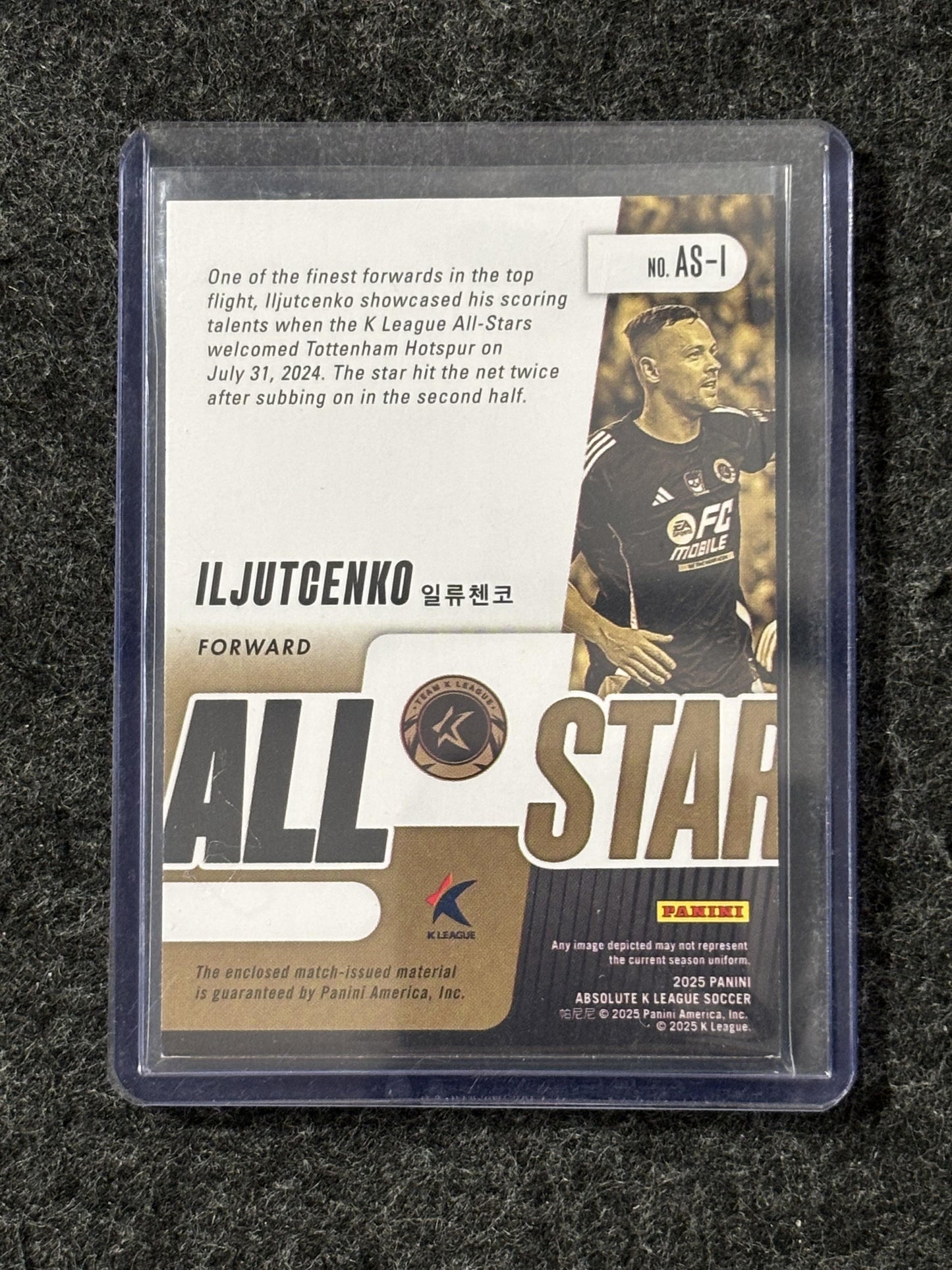2025 Panini Absolute K League #42 Iljutcenko All-Star /49 FC Seoul