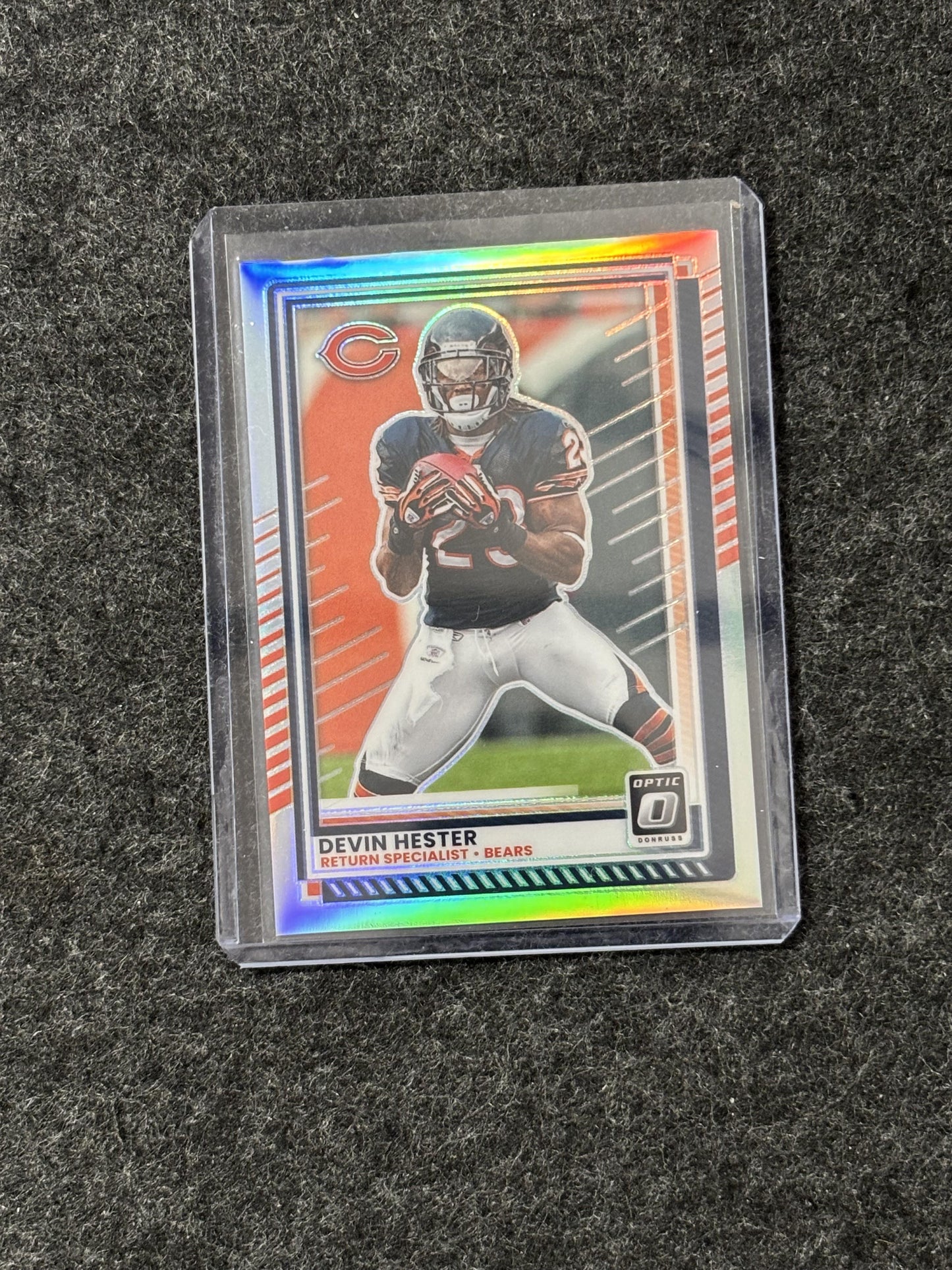 2025 Donruss Optic #43 Devin Hester Holo Chicago Bears
