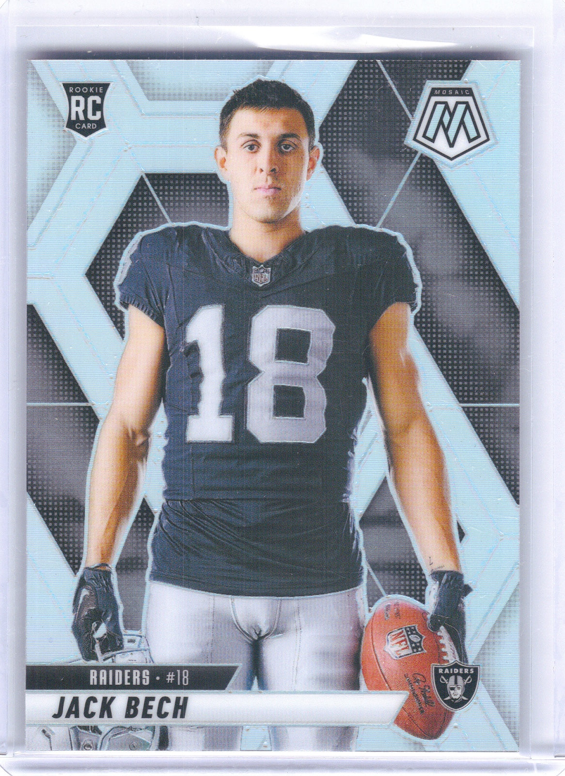 Jack Bech Las Vegas Raiders 2025 Panini Mosaic - Silver #280