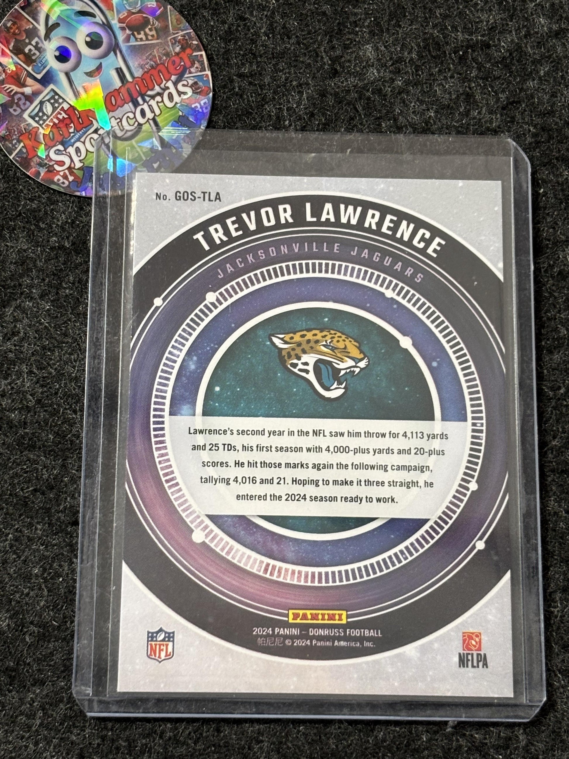 2024 Donruss #GOS-TLA Trevor Lawrence Galaxy of Stars Jacksonville Jaguars